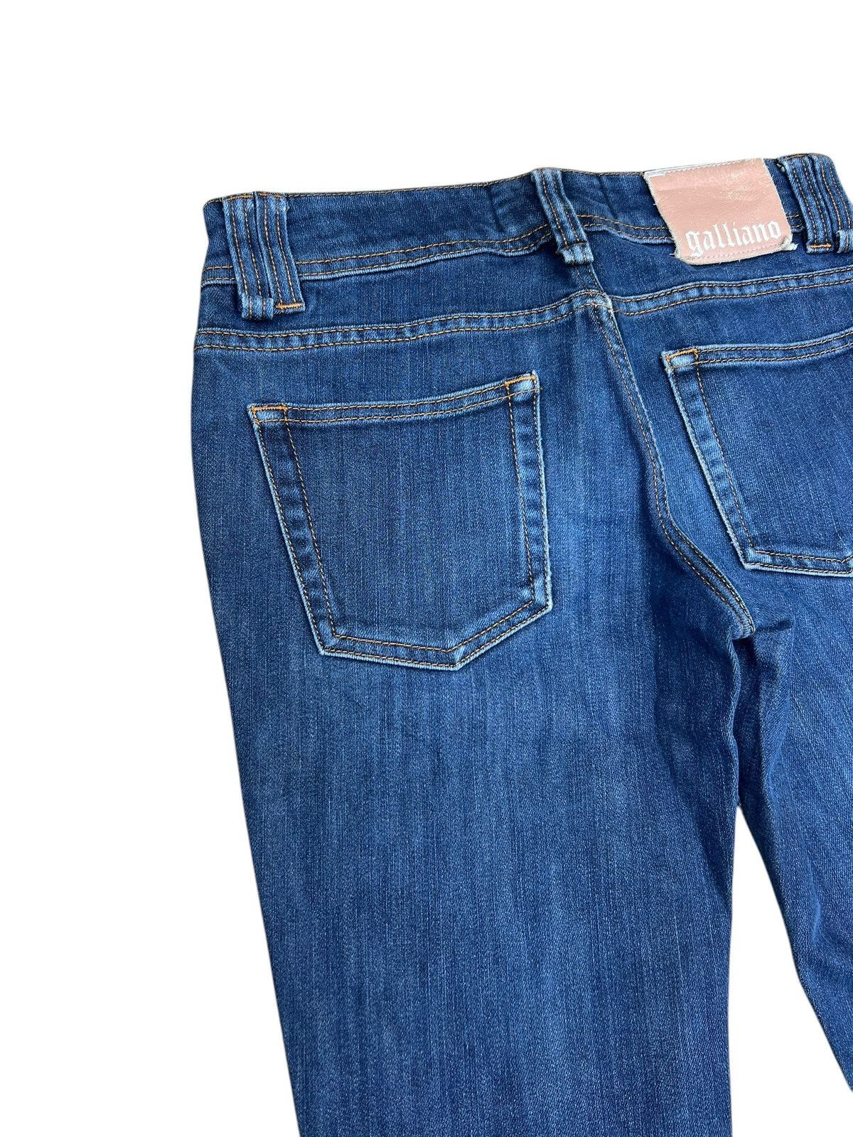John Galliano Vintage John Galliano Stretch Denim Bootcut Jeans Size US 28 / EU 44 - 15 Thumbnail