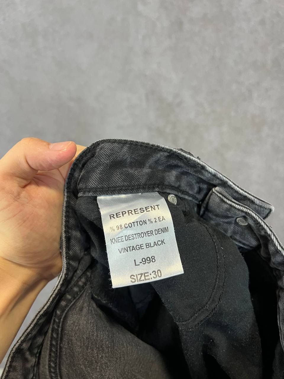 Represent Clo. Represent designer distressed jeans Size US 28 / EU 44 - 12 Thumbnail