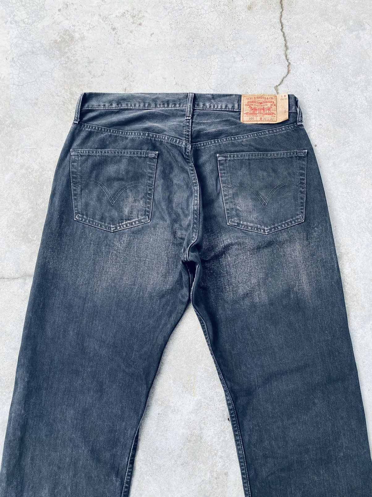 Levi's Vintage 90s Levis 501 Luster Denim Pants Size US 36 / EU 52 - 4 Thumbnail