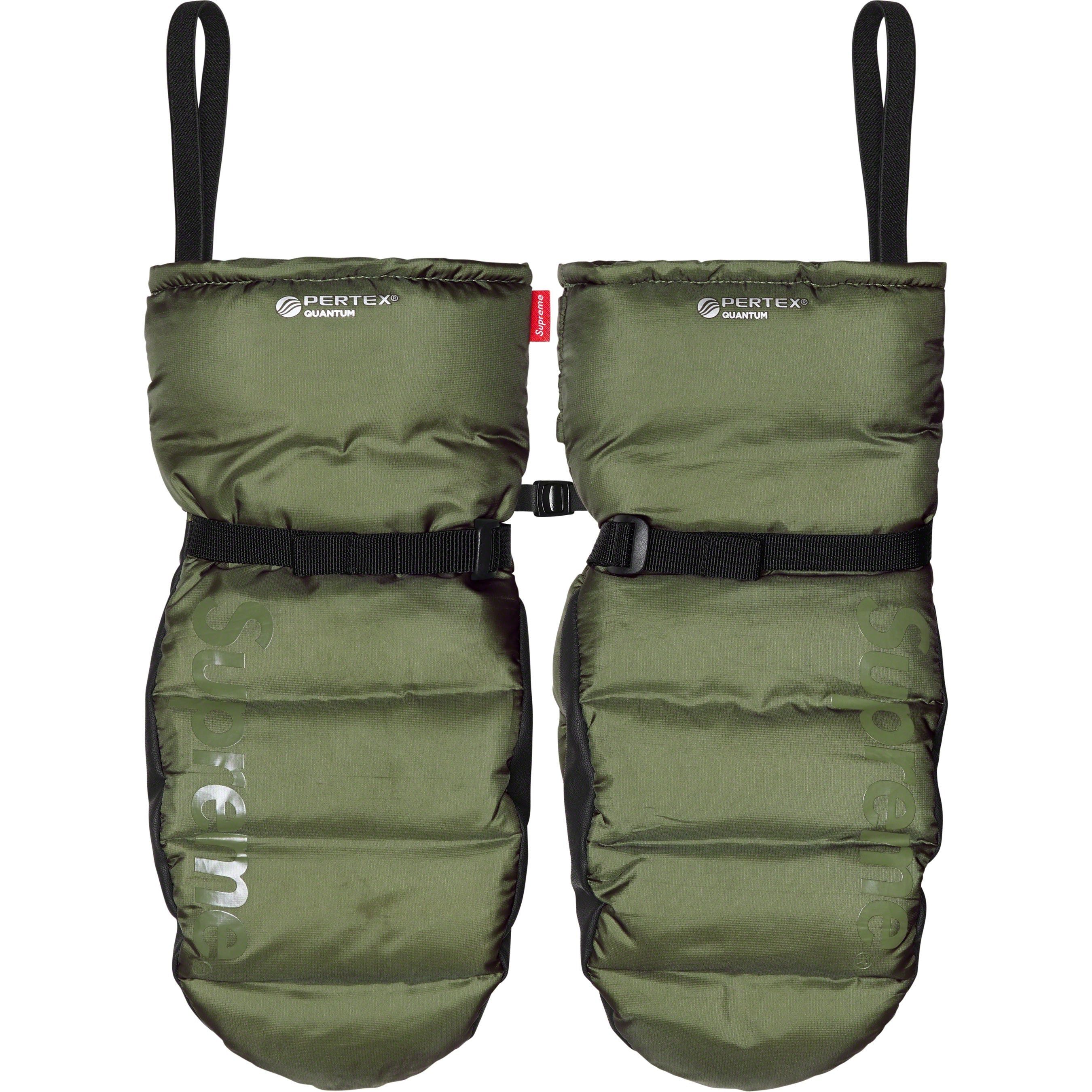 Supreme supreme featherweight down mittens (olive) M Size ONE SIZE - 1 Thumbnail