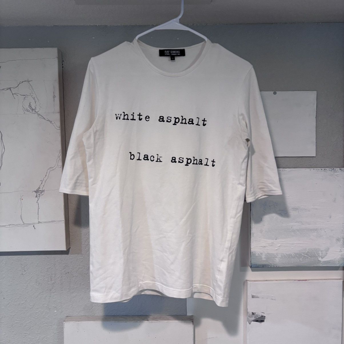 Raf Simons Raf Simons SS03 Consumed White asphalt Black asphalt shirt Size US M / EU 48-50 / 2 - 1 Thumbnail