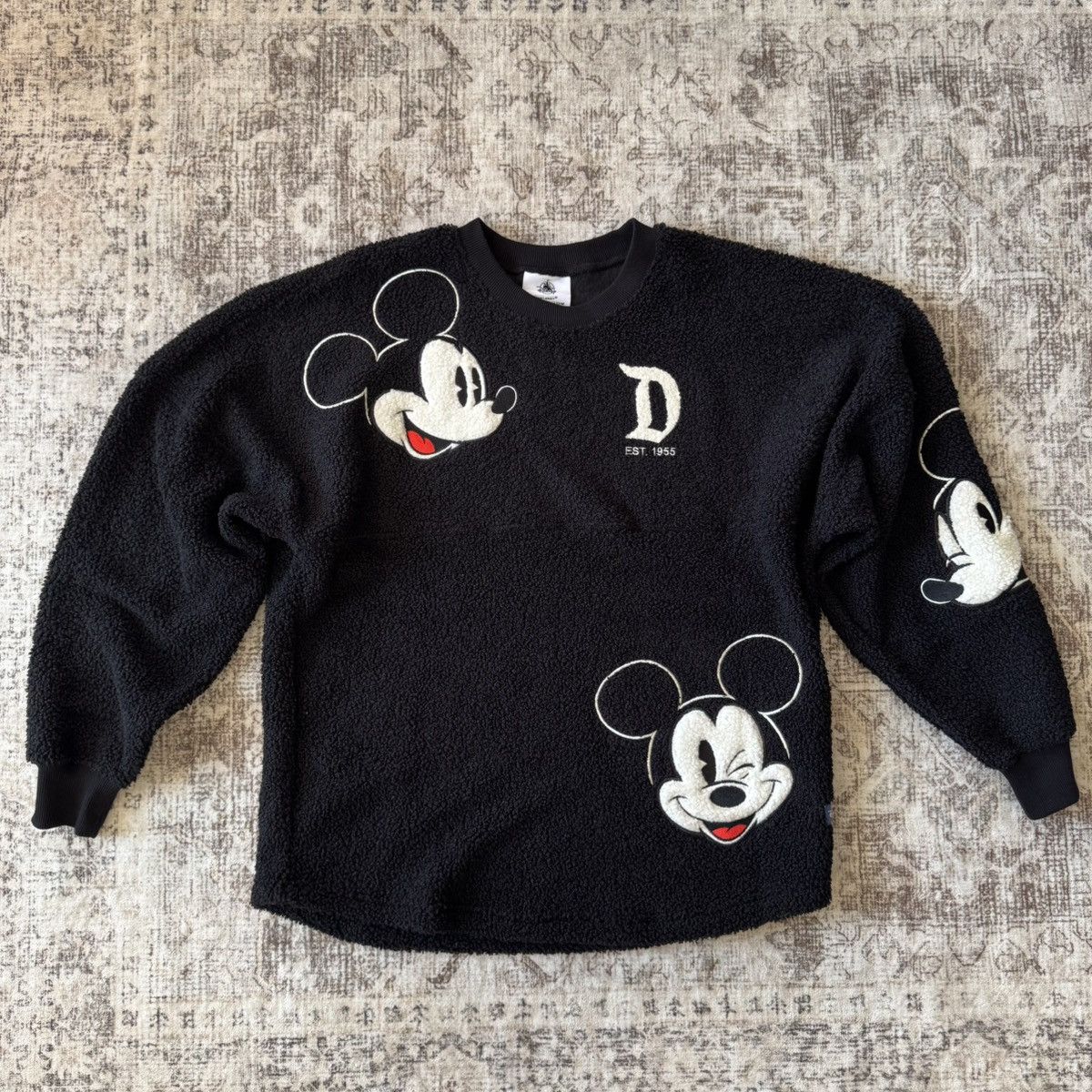 Disney Mickey Mouse Black and White Sherpa Spirit Jersey Size M Size US M / EU 48-50 / 2 - 1 Thumbnail