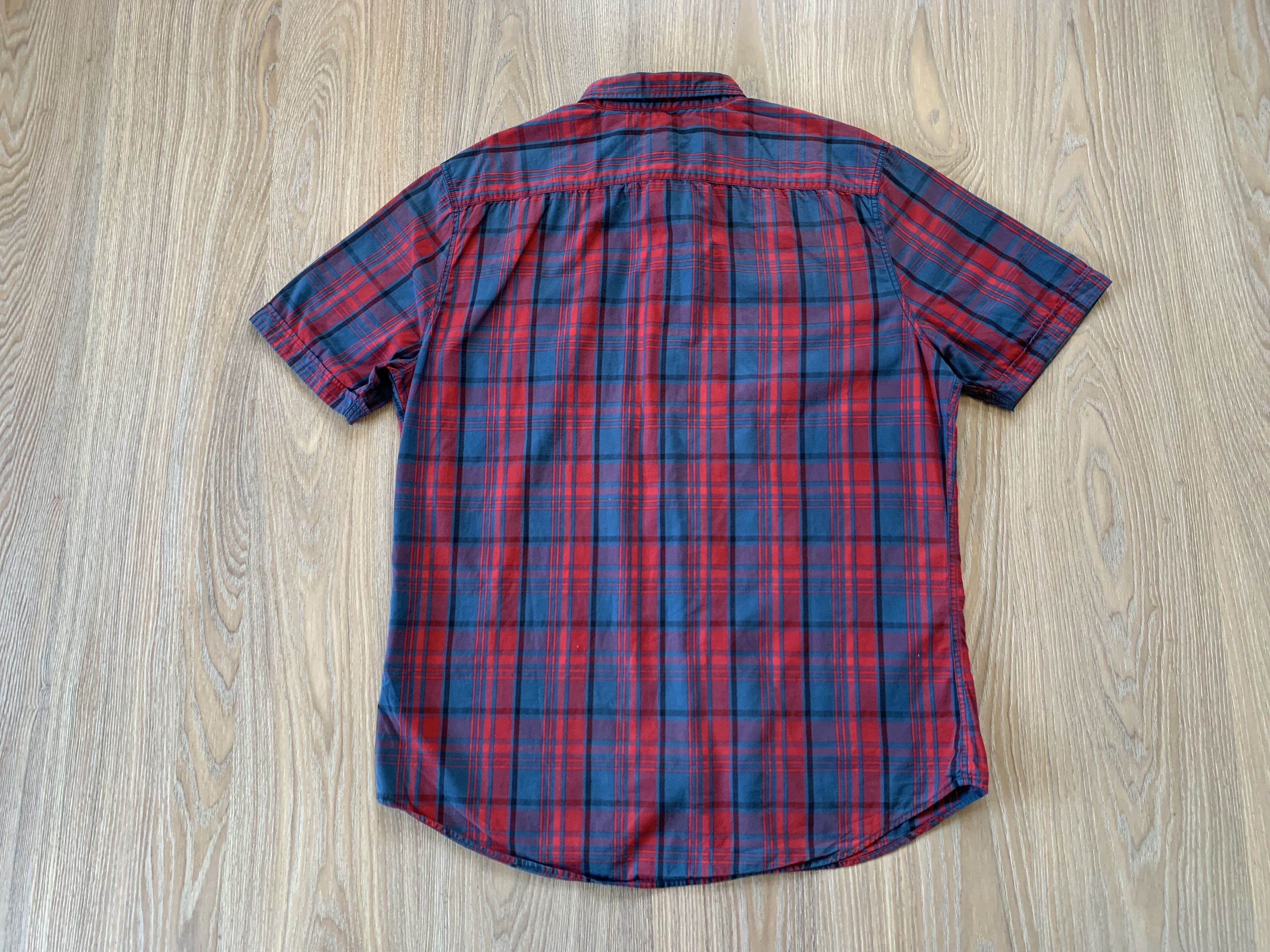 Levi's Levi's Slim Fit Short Sleeve Plaid Shirt Size US XL / EU 56 / 4 - 3 Thumbnail