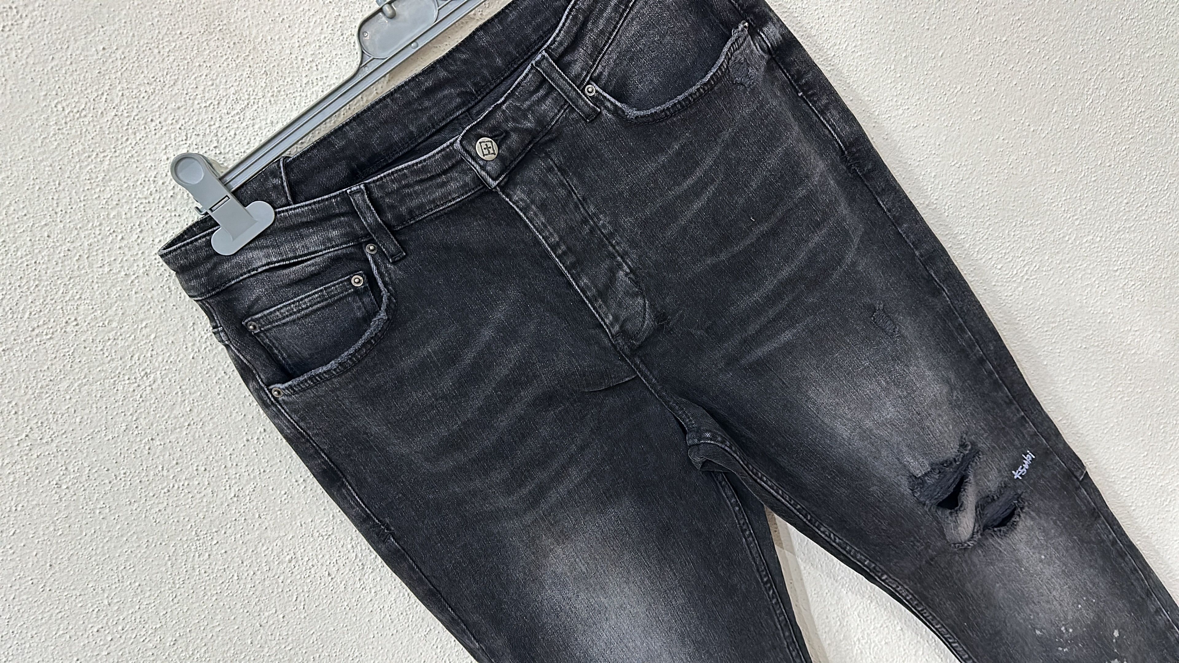 Ksubi Ksubi Chitch Blackk Rokk Denim Black Size 36 Size US 36 / EU 52 - 5 Thumbnail