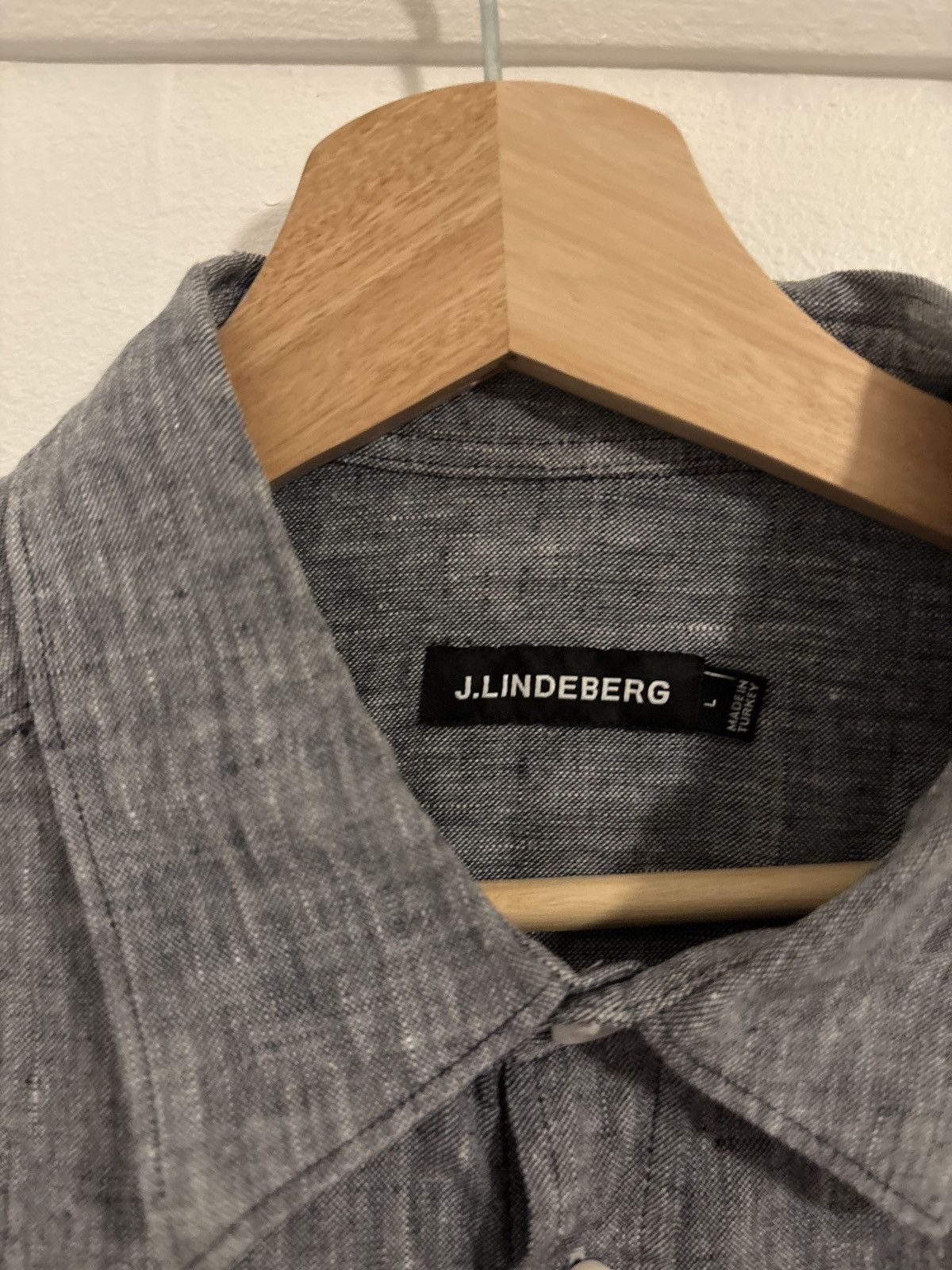 J.Lindeberg J.Linderberg Linen Shirt Size US L / EU 52-54 / 3 - 3 Thumbnail