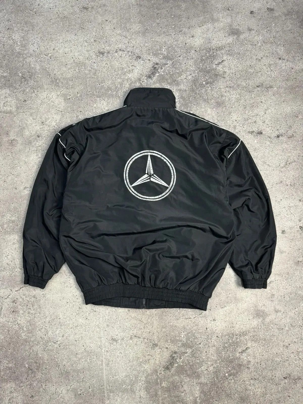 Mercedes-Benz Vintage Racing Jacket Mercedes-Benz West Wars Reiner F1 Size US XL / EU 56 / 4 - 20 Thumbnail
