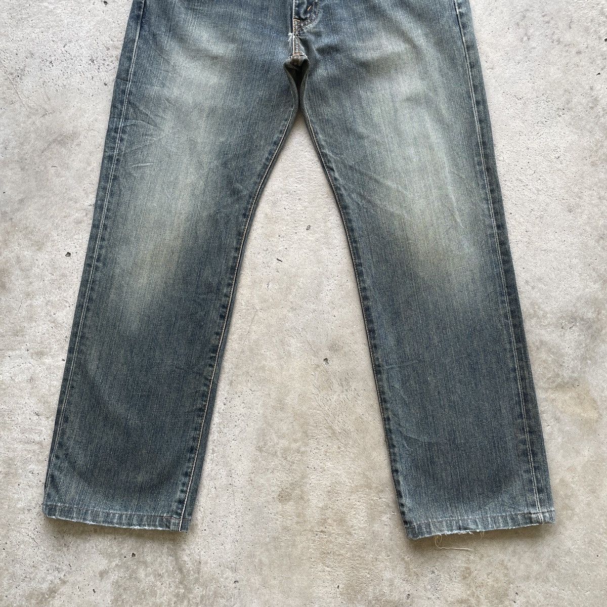 Japanese Brand W33x28.5💥 Vintage Edwin 503 Jeans Faded Denim Pants Size US 33 - 4 Thumbnail