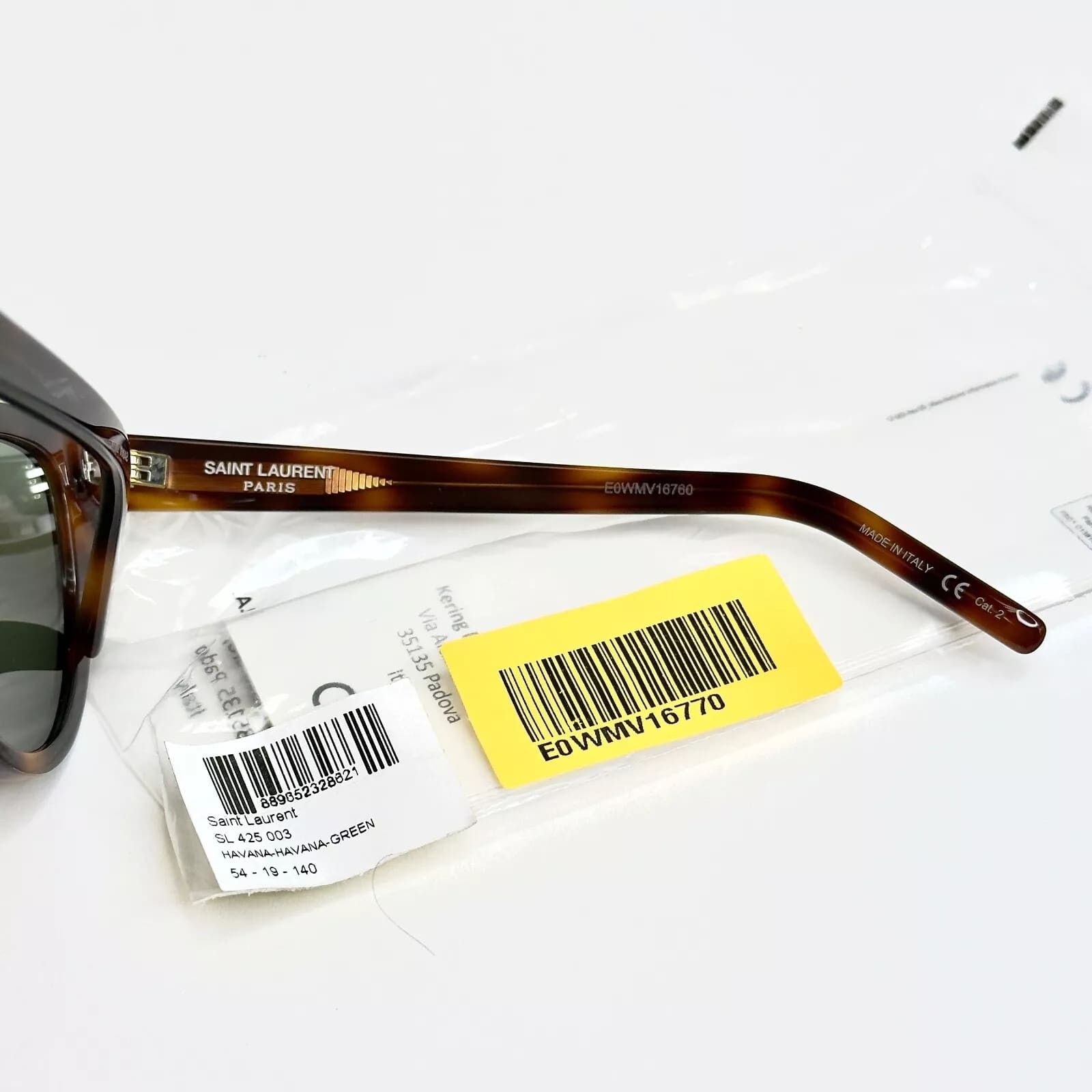 Yves Saint Laurent SAINT LAURENT 425 YSL SL425 003 Brown Classic Sunglasses Size ONE SIZE - 2 Thumbnail