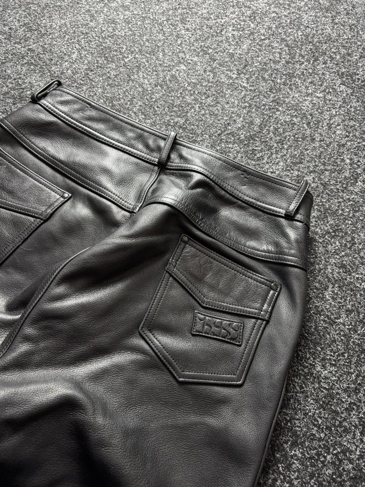 Genuine Leather 00s Racing Moto Biker Rock Punk Chrome Style Leather Pants Size US 32 / EU 48 - 21 Thumbnail