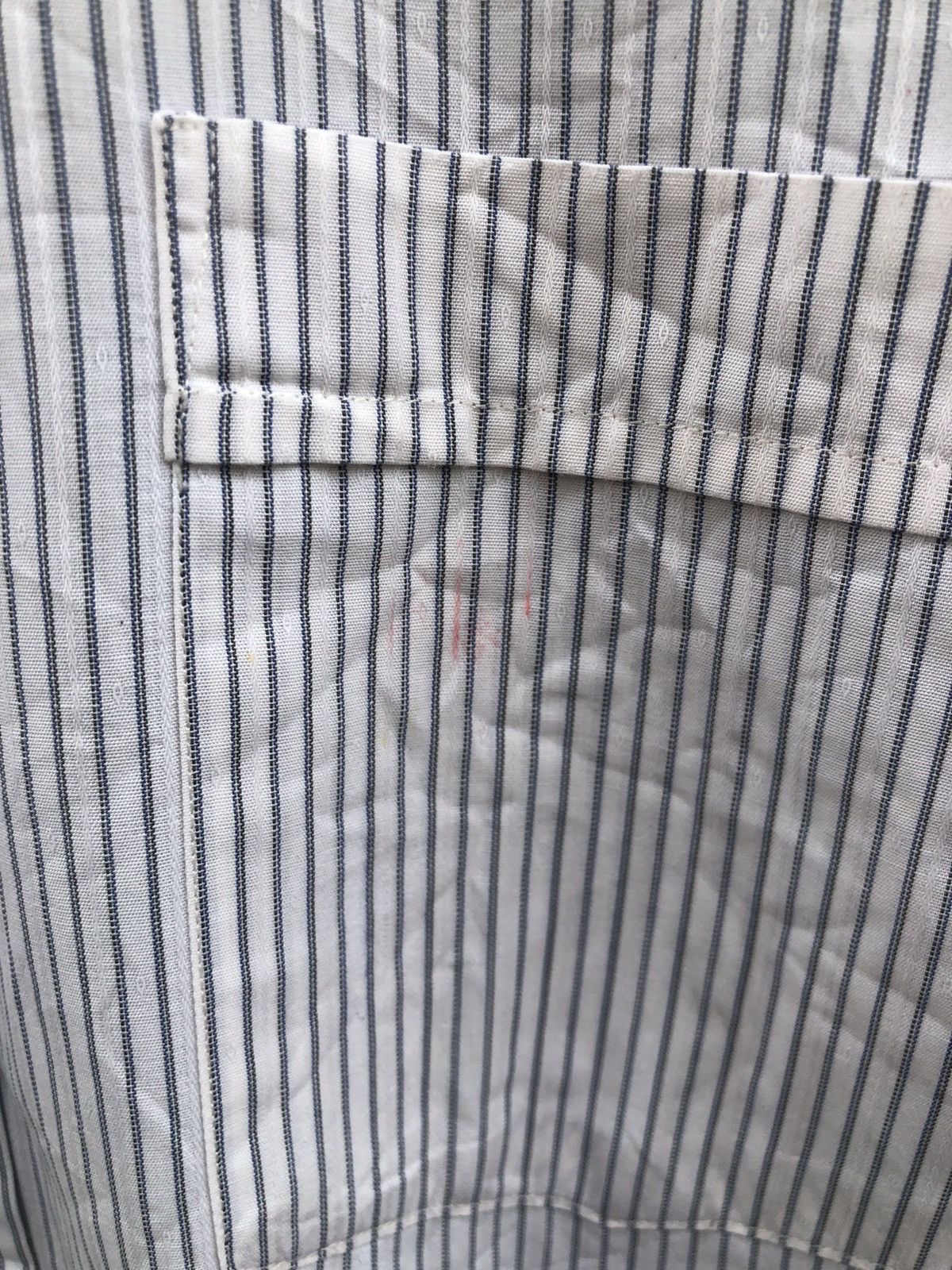 Balenciaga Vintage Balenciaga Stripe Button Shirts Size US M / EU 48-50 / 2 - 5 Thumbnail