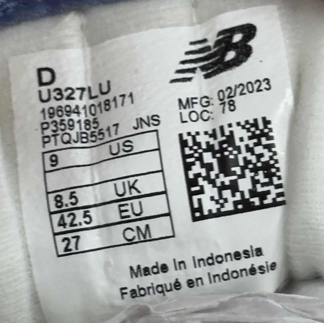 New Balance New Balance 327 U327LU White/Blue Size US 9 / EU 42 - 8 Thumbnail