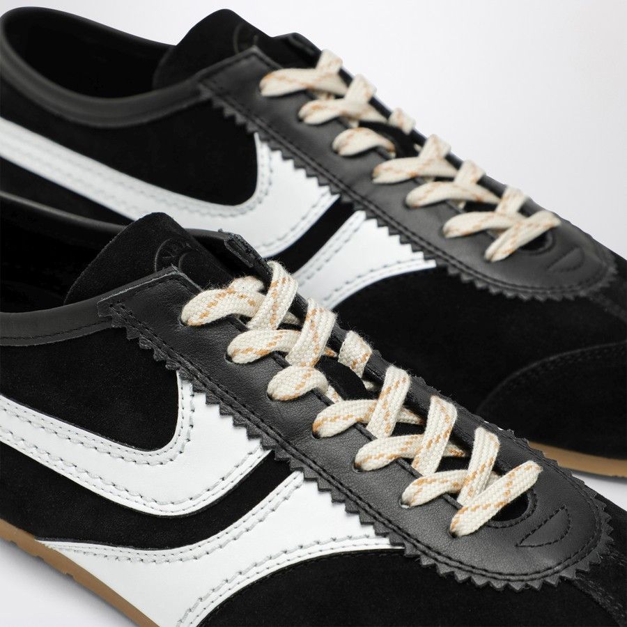 Dries Van Noten o1d2blof0226 Leather Sneakers in Black/White Size US 9 / EU 42 - 5 Thumbnail