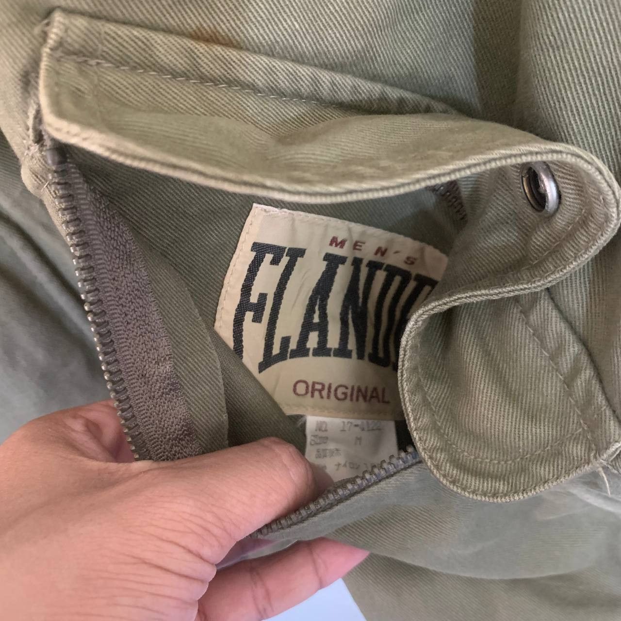 Vintage Vintage Reversible Flandre Sweater Flight Army Bomber Jacket Size US M / EU 48-50 / 2 - 10 Thumbnail