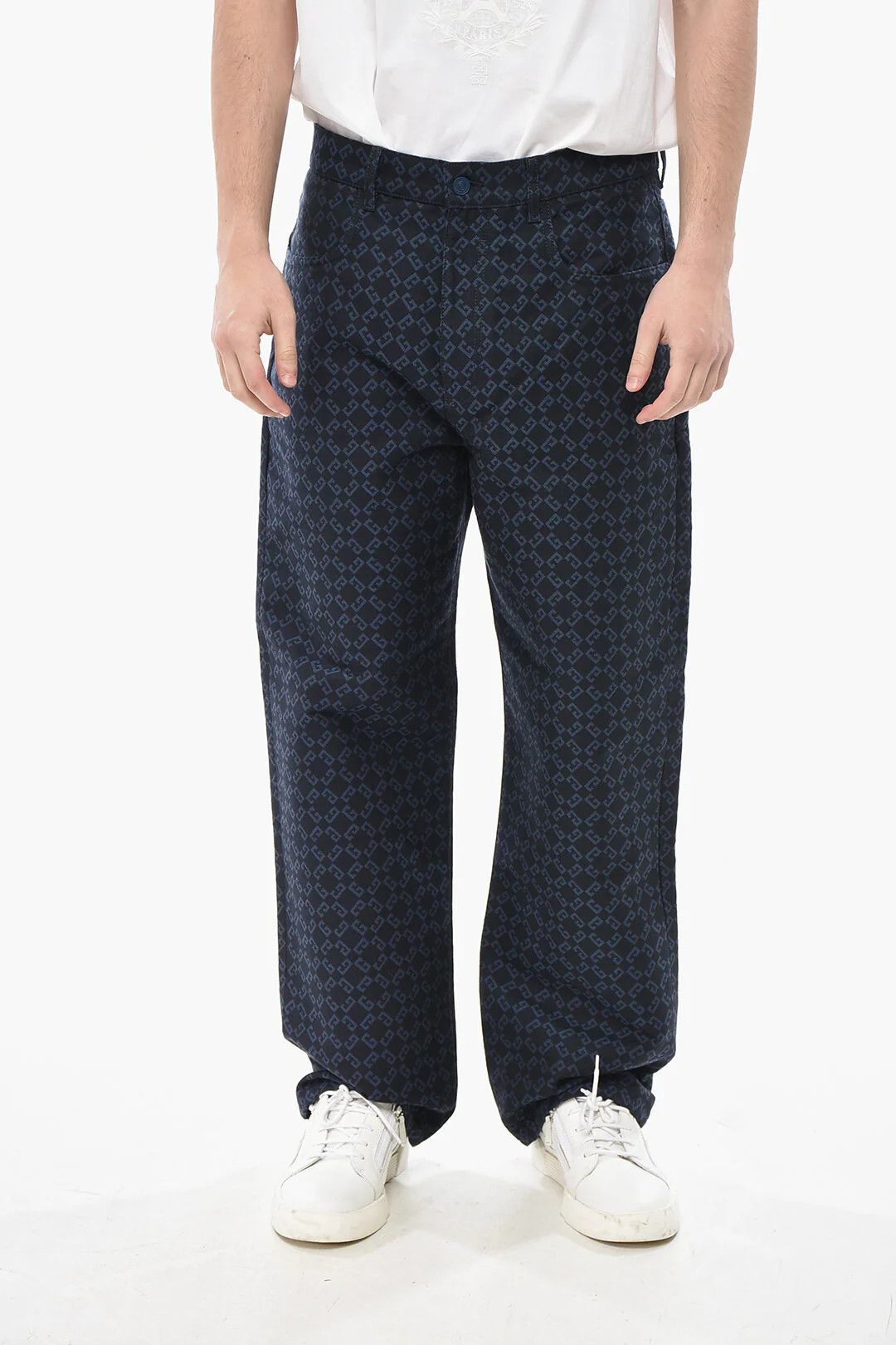 Givenchy og1mm0326 Cotton-Blend 5-Pocket Pant in Blue Size US 32 / EU 48 - 1 Thumbnail