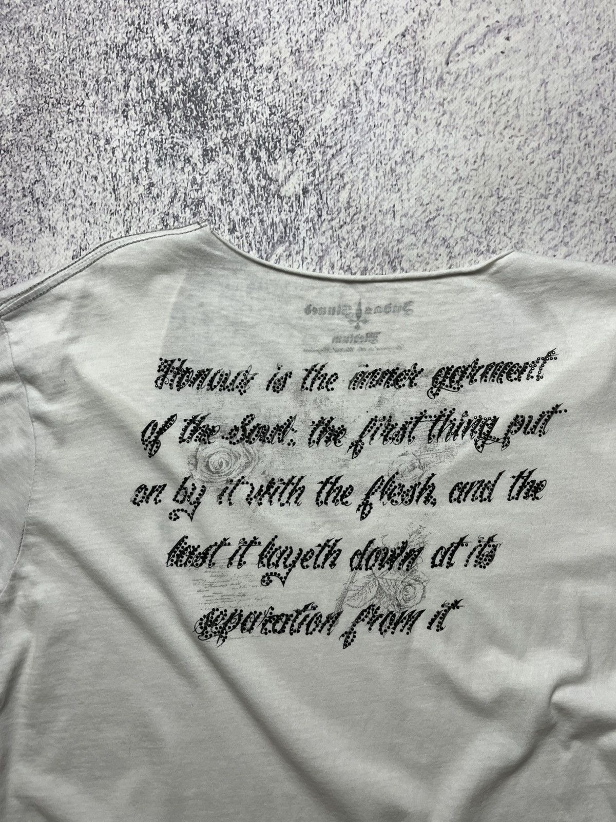 Vintage Vintage Judas Sinned Affliction Style Luxury Streetwear Tee Size US M / EU 48-50 / 2 - 12 Thumbnail