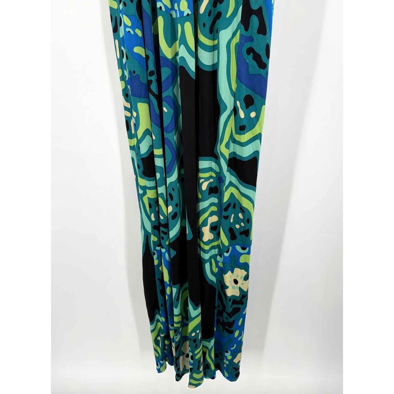 Vintage Pre-Owned Hale Bob Green Size XS Maxi Sleeveless Dress Size XS / US 0-2 / IT 36-38 - 4 Thumbnail