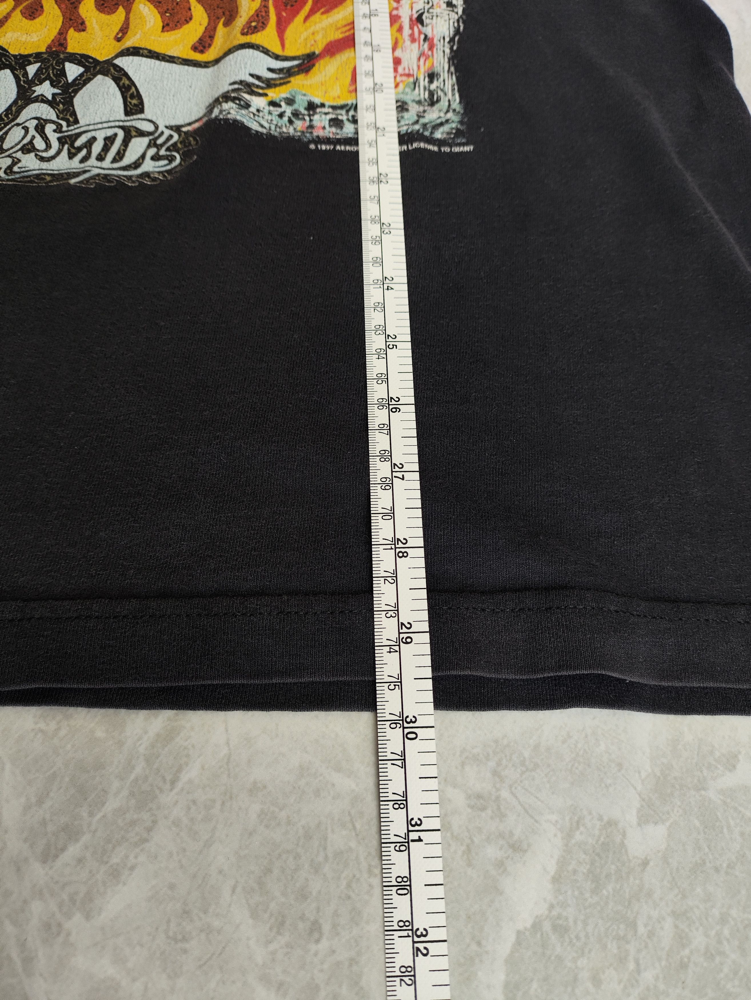Other Vintage 1997 Aerosmith Nine Lives Tour Faded Black L Size US L / EU 52-54 / 3 - 7 Thumbnail