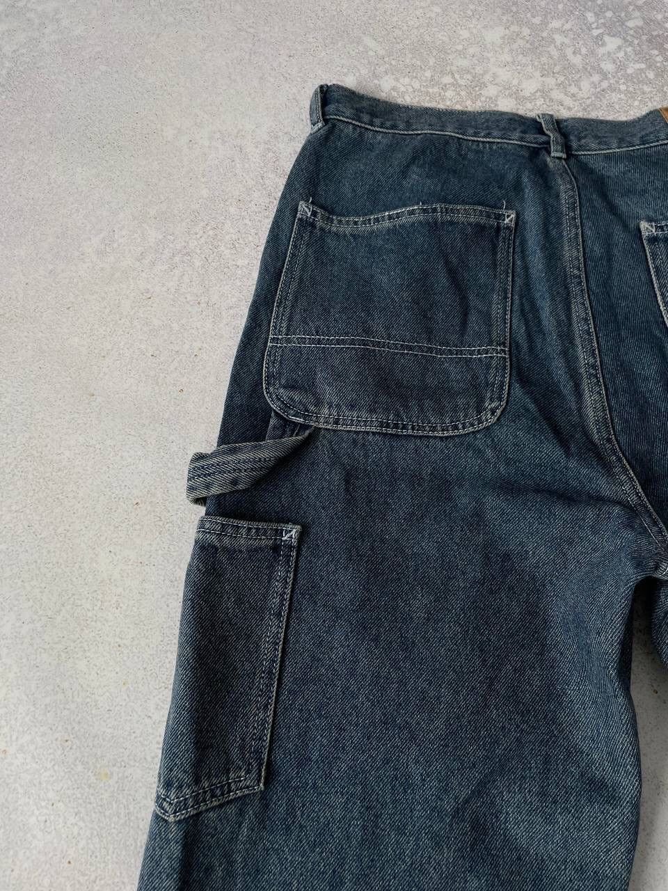 Other Vintage Route One Denim Cargo Carpenter Baggy Rap Shorts Y2K Size US 32 / EU 48 - 4 Thumbnail