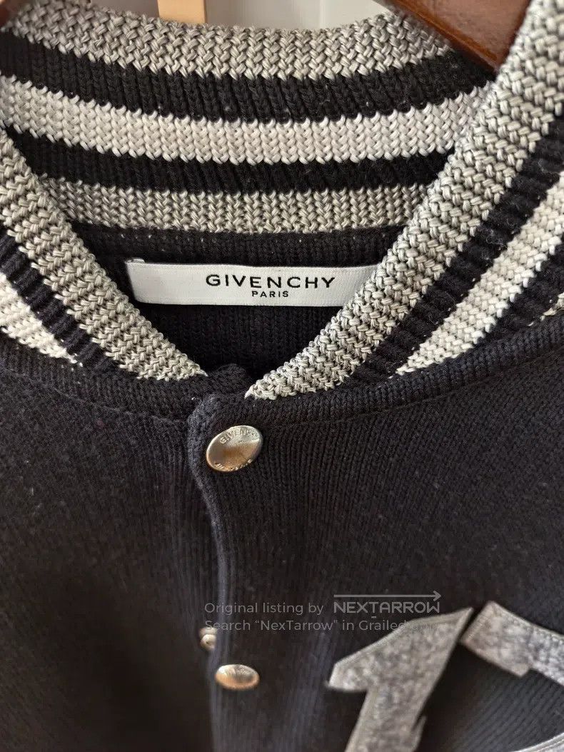 Givenchy Givenchy Number 17 baseball jacket, size XS, black with bl Size US XS / EU 42 / 0 - 2 Thumbnail