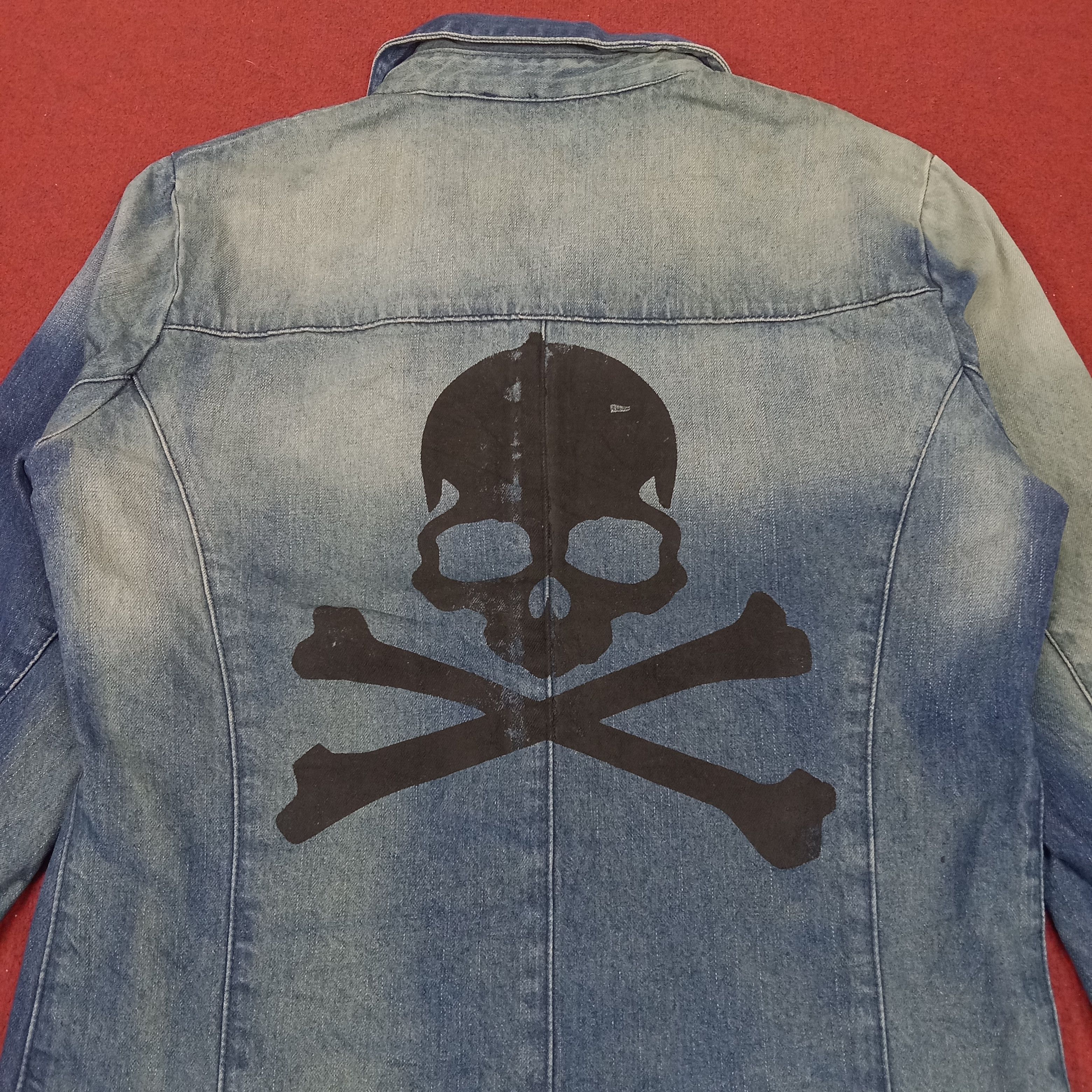 Japanese Brand × Vintage Jacket Streetwear Style Custom Skulls Design Size US S / EU 44-46 / 1 - 2 Thumbnail