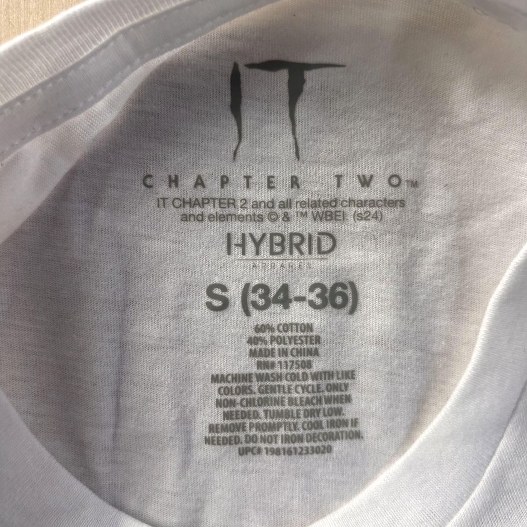 Vintage IT Chapter Two Pennywise You'll Float Too Shirt Mens Small White Hybrid Apparel Size US S / EU 44-46 / 1 - 3 Thumbnail