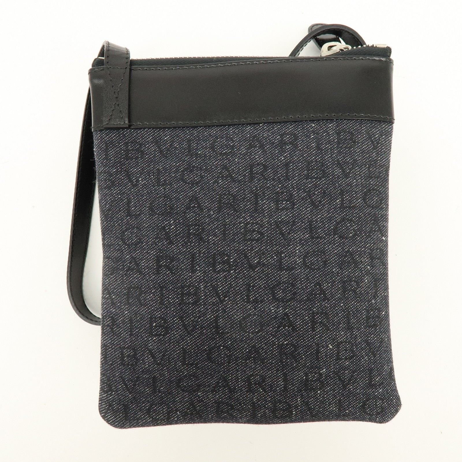Bvlgari Bvlgari Logo Mania Denim Leather Crossbody Bag Black Size ONE SIZE - 2 Thumbnail