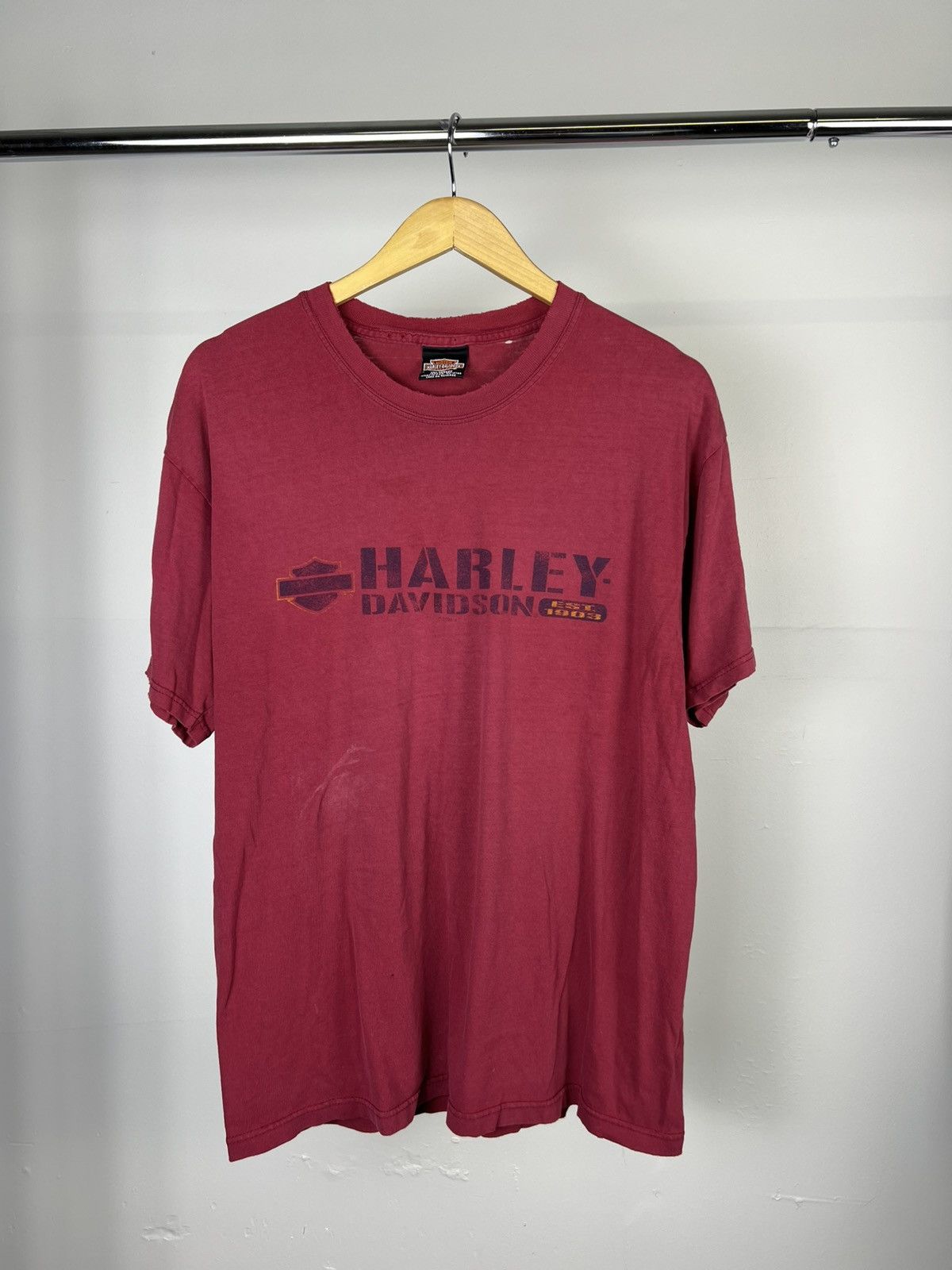 Harley Davidson × Vintage Vintage Y2K Harley Davidson shirt Size US L / EU 52-54 / 3 - 1 Thumbnail
