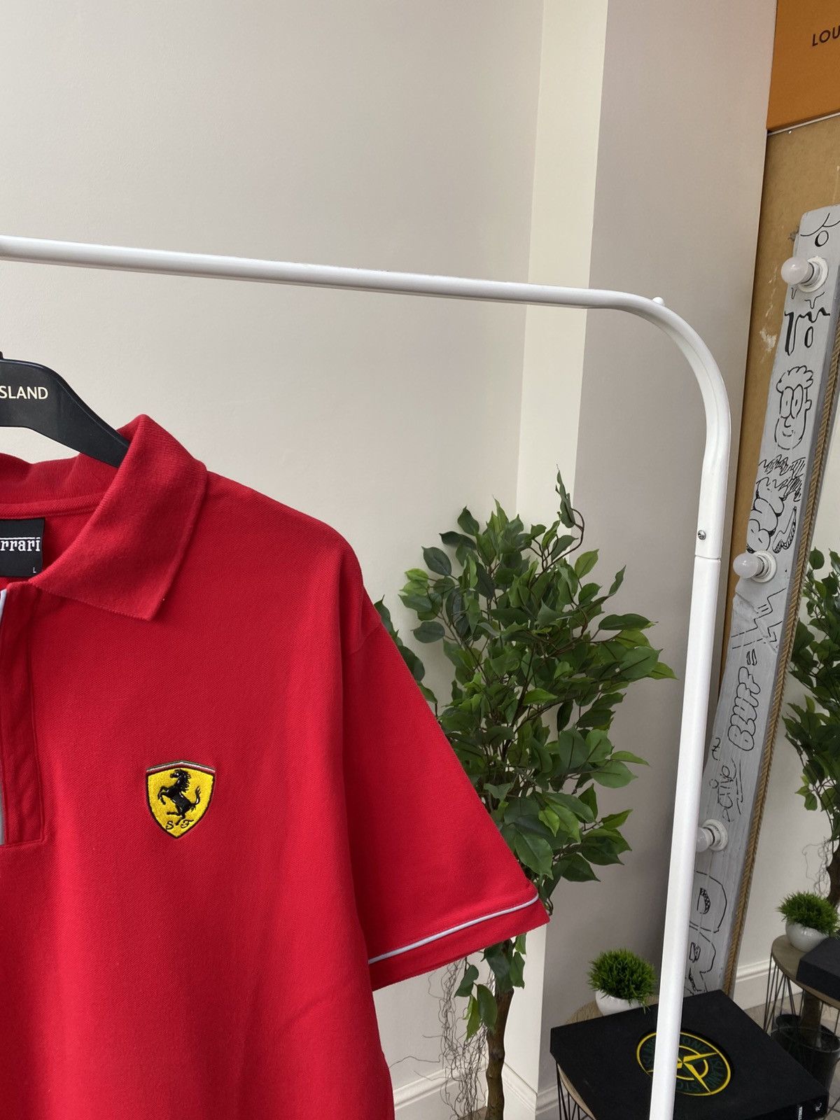 Ferrari × Vintage Vintage Ferrari 2002 Australian Melbourne 1/4 zip polo Size US L / EU 52-54 / 3 - 6 Thumbnail