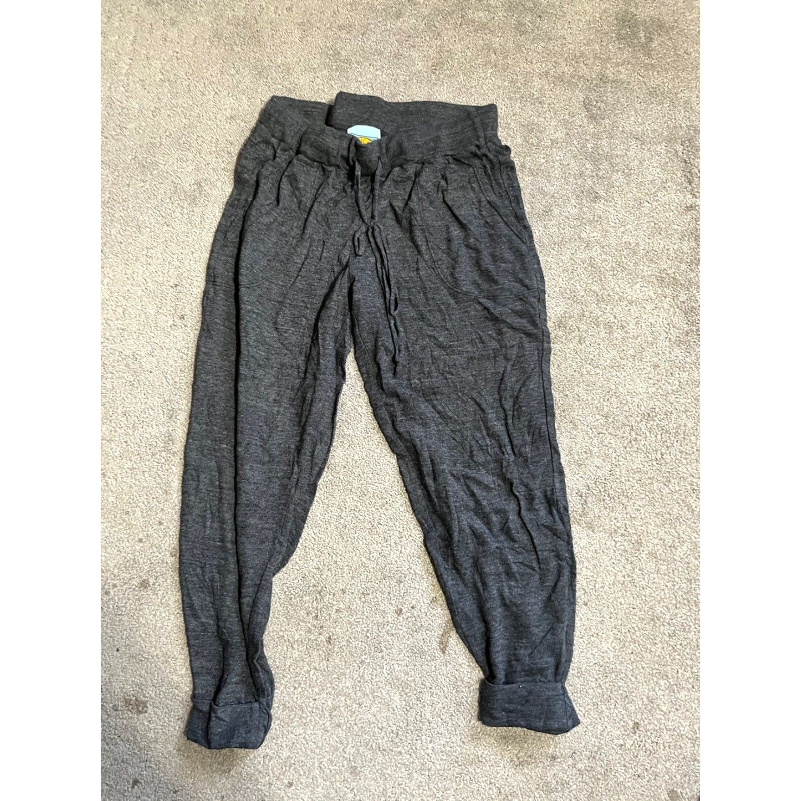 Vintage C&C California Womens Gray Jogger Pants Drawstring XS Size 26" / US 2 / IT 38 - 2 Thumbnail