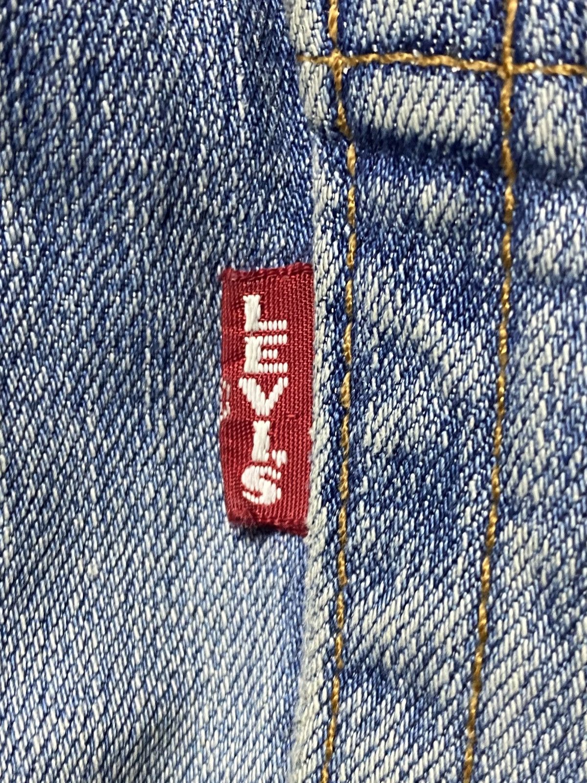 Levi's Vintage Levis 511 Y2K Big E Faded Wash Slim Jeans Size US 31 - 14 Thumbnail
