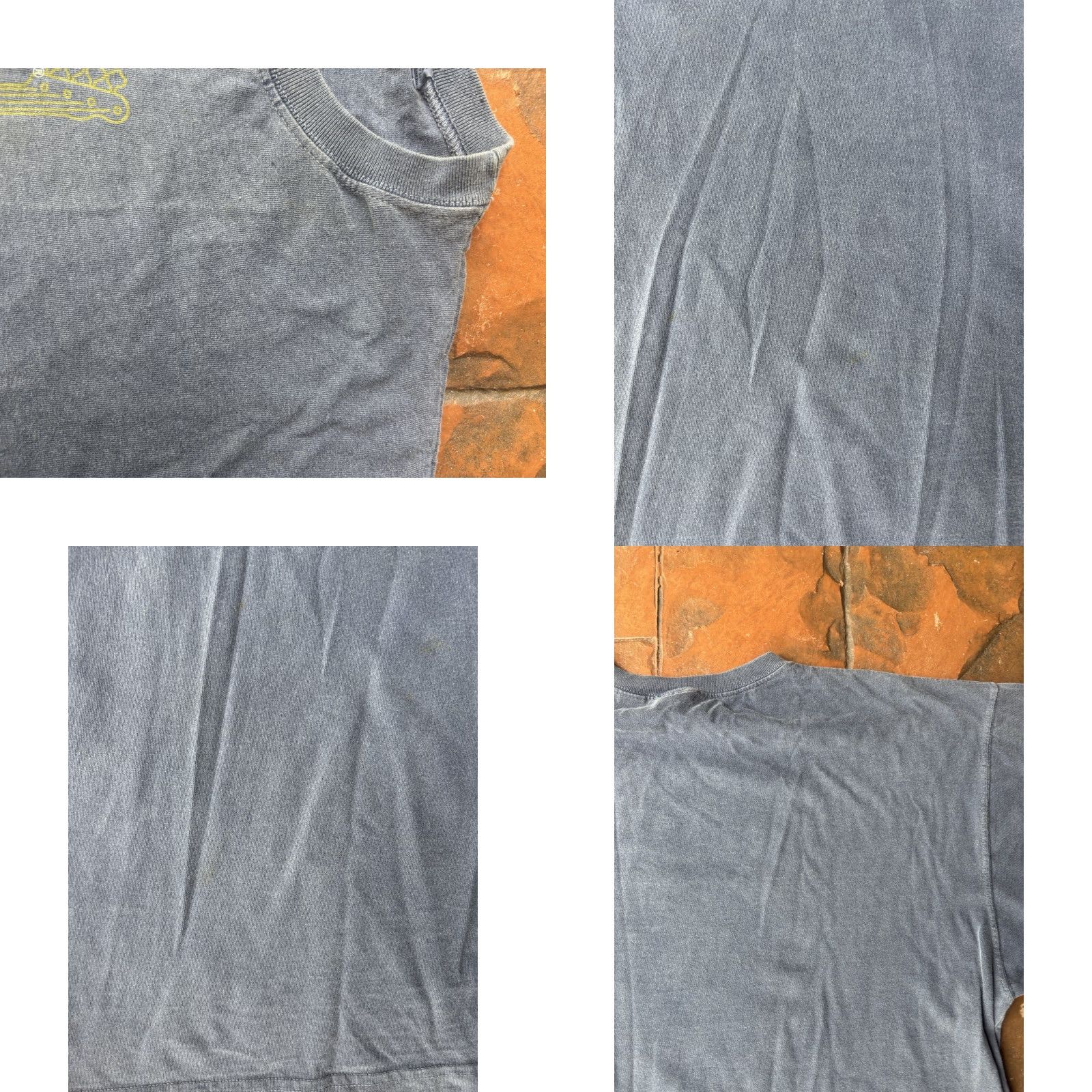 Fender VINTAGE Fender Electric Guitar T-Shirt XL Men Blue Cotton 90s Graphic Print Crew Neck Short Sleeve Reg Logo Size US XL / EU 56 / 4 - 8 Thumbnail