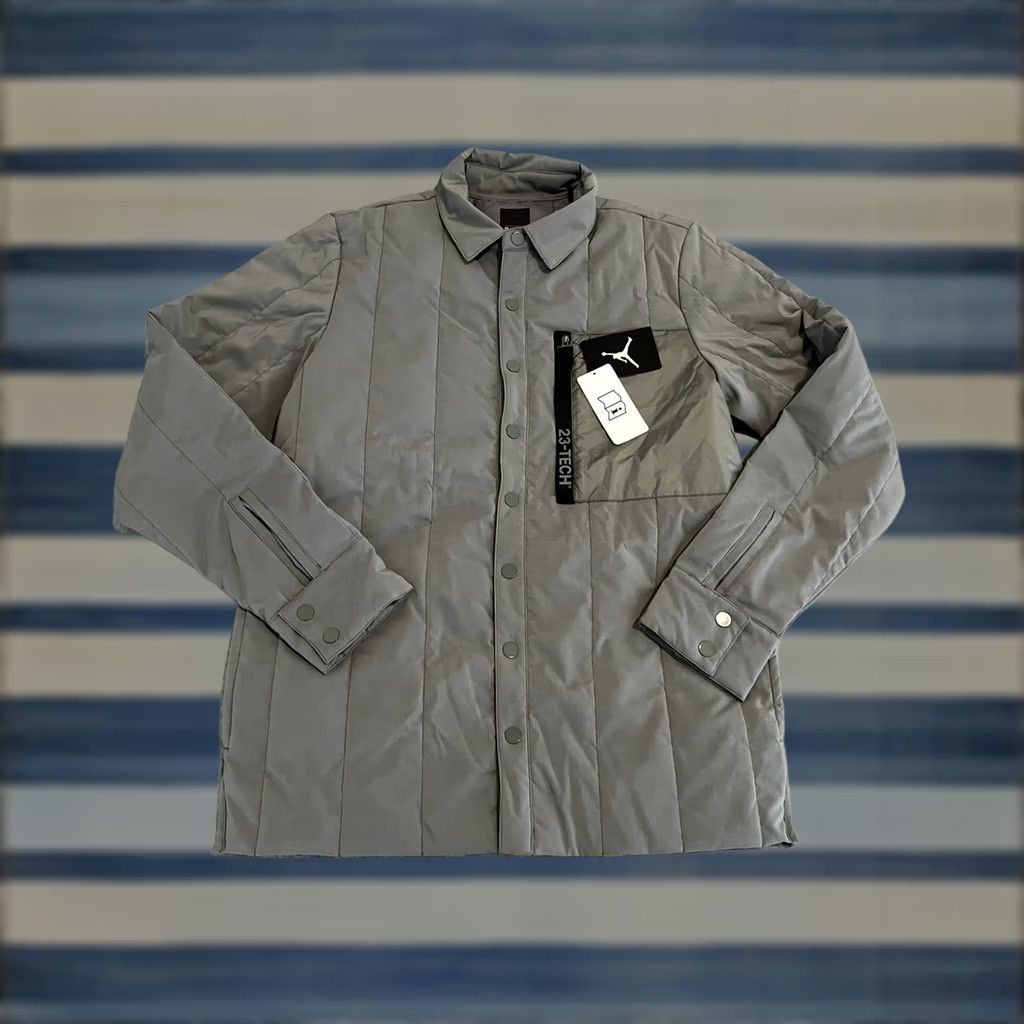 Jordan Brand Nike Air Jordan Jacket 23-Tech Engineered Mens S AJ1052-351 Green NWT Lightweight Jacket Size US S / EU 44-46 / 1 - 1 Thumbnail