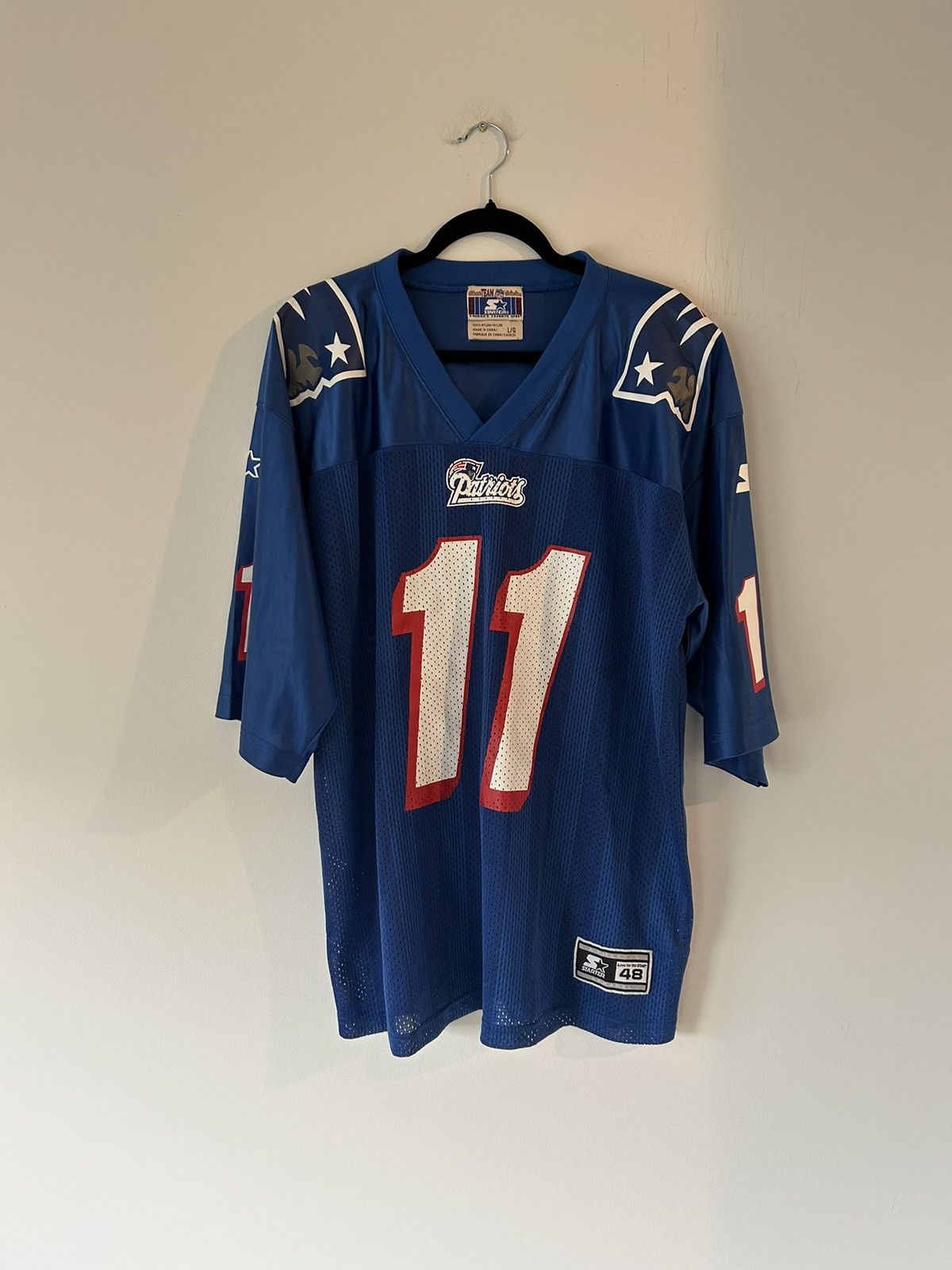 Vintage Vintage Starter Drew Bledsoe New England Patriots Jersey Grailed