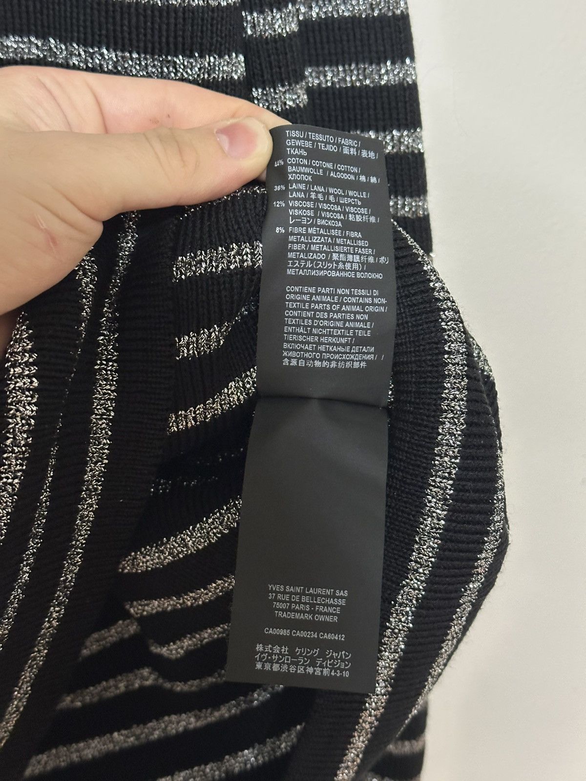 Saint Laurent Paris Saint Laurent Sweater Size US S / EU 44-46 / 1 - 6 Thumbnail