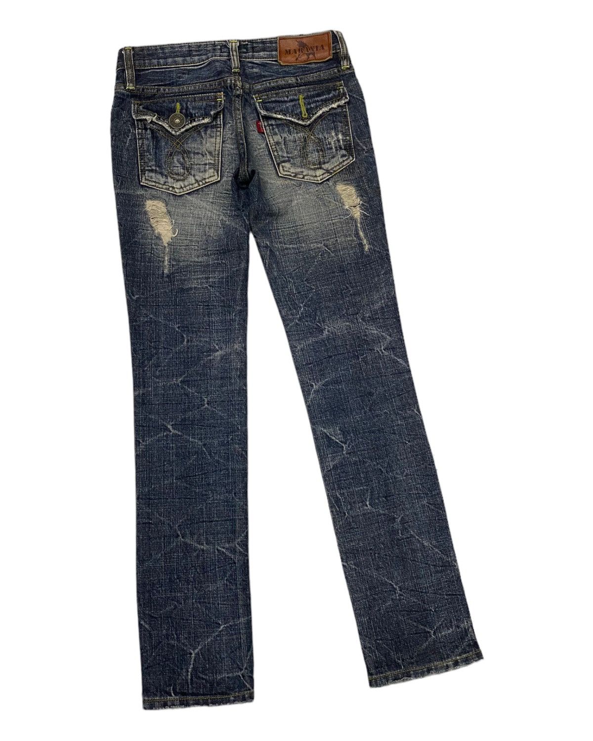Hysteric Glamour × Japanese Brand 🔥RARE RIPS MARAXIA DISTRESSED DENIM JEANS Size 27" / US 4 / IT 40 - 4 Thumbnail