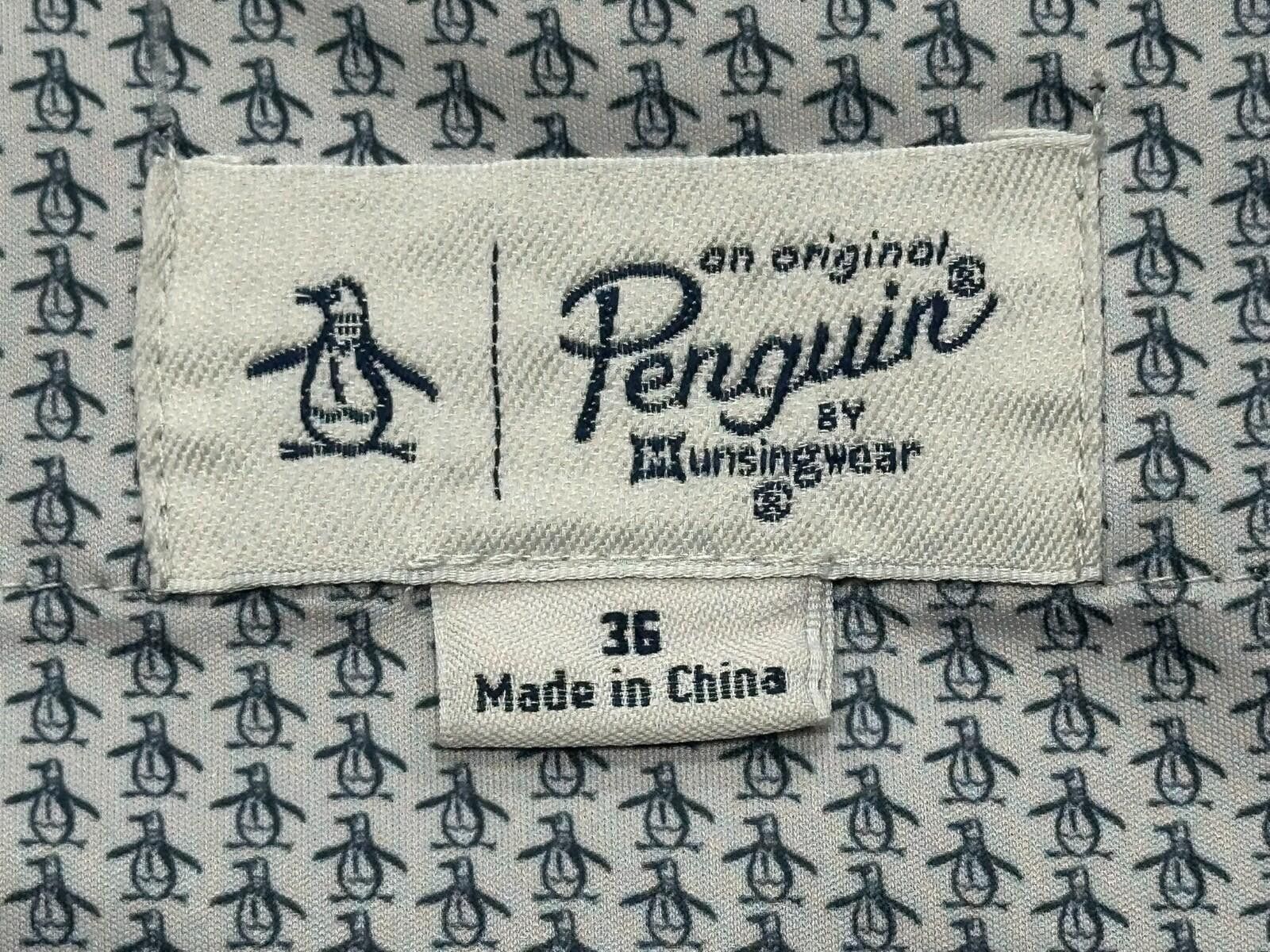 Canterbury of New Zealand Original Penguin Flat Athletic Chino Shorts Blue Mens 36 Size US 38 / EU 54 - 8 Thumbnail