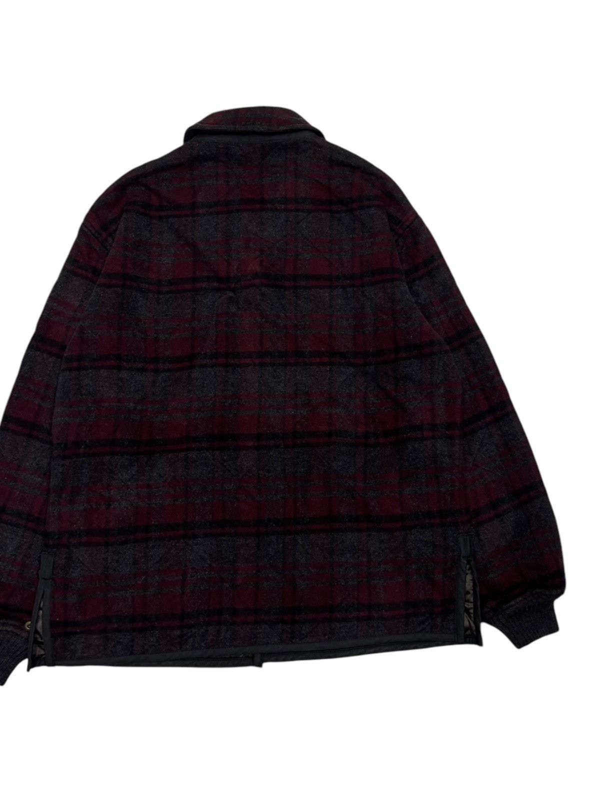 Alfred Dunhill 🔥VINTAGE ALFRED DUNHILL PLAID WOOL BOMBER JACKET Size US M / EU 48-50 / 2 - 10 Thumbnail