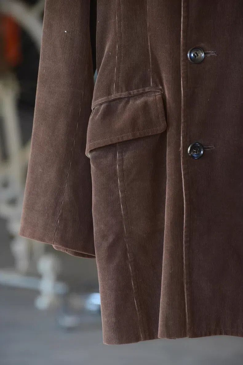 Comme des Garcons Comme Des Garcons Brown Corduroy Double-breasted Coat Size M / US 6-8 / IT 42-44 - 3 Thumbnail