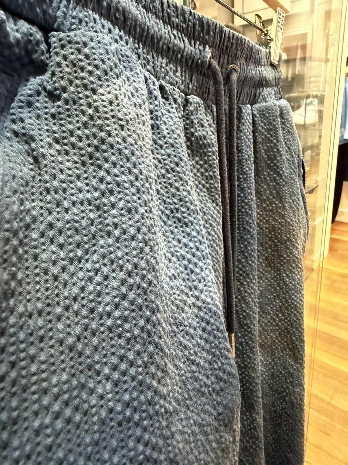 Aime Leon Dore Aime Leon Dore Textured Lounge Pants - Faded Blue Size US 30 / EU 46 - 3 Thumbnail