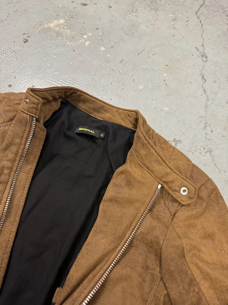 Imperial 2000s Imperial Biker Raw Brown Leather Jacket Size US M / EU 48-50 / 2 - 9 Thumbnail