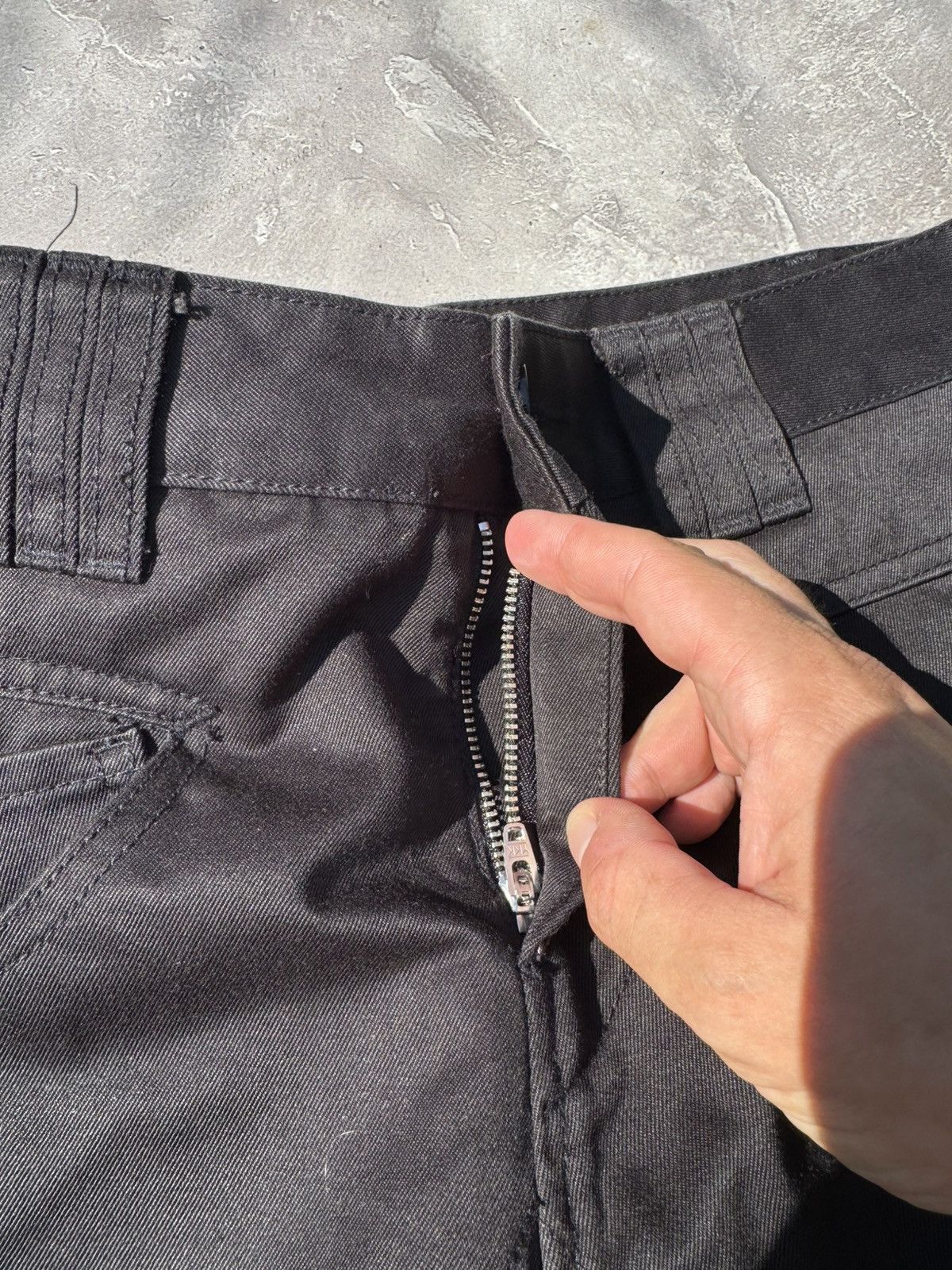 Marithe + Francois Girbaud Vintage Le Casual Marithe Francois Girbaud Man's Black pants Size US 32 / EU 48 - 6 Thumbnail
