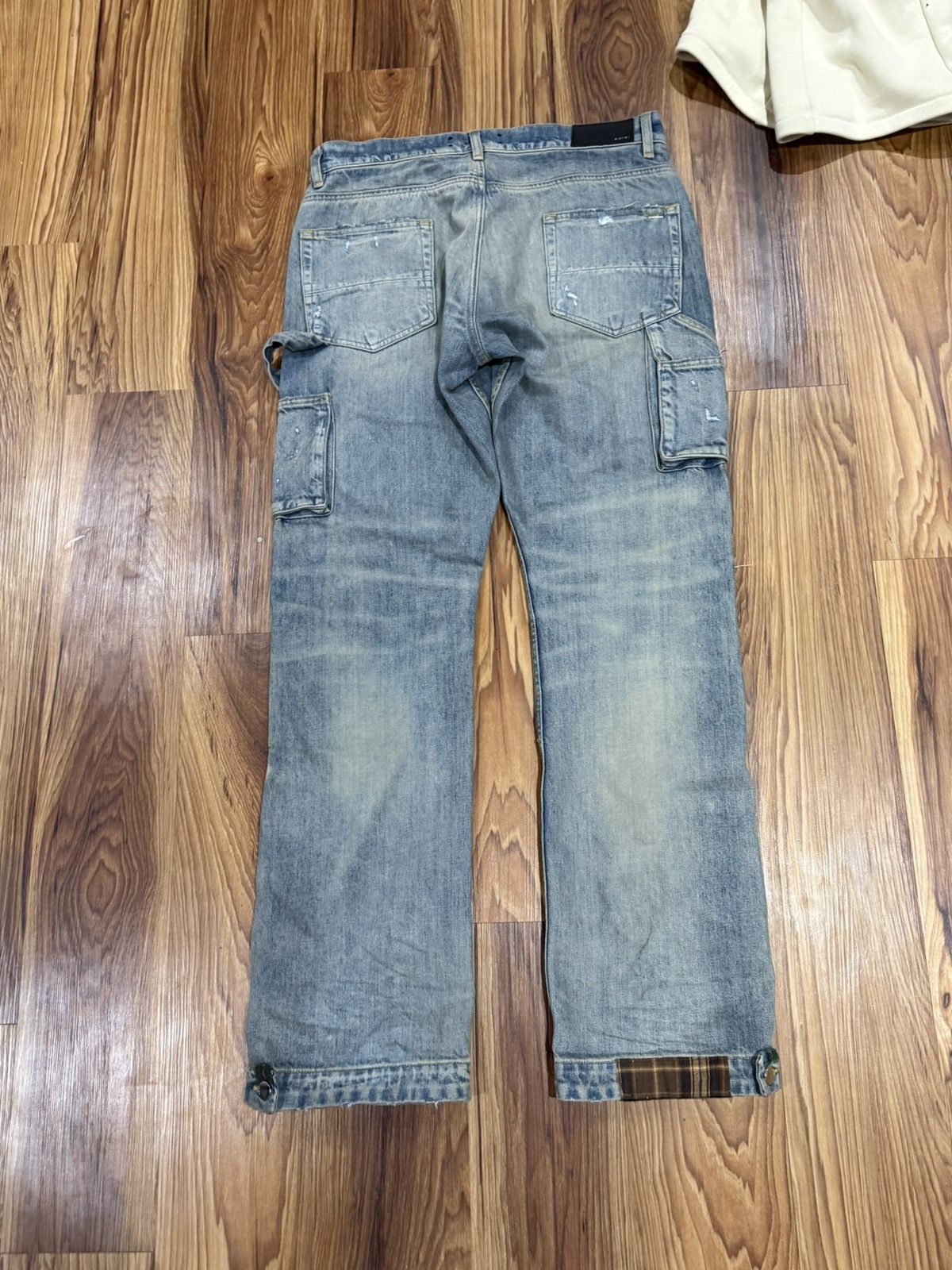 Amiri Sample AMIRI Carpenter Repaired Baggy Jeans Adjustable Cuffs Size US 32 / EU 48 - 3 Thumbnail