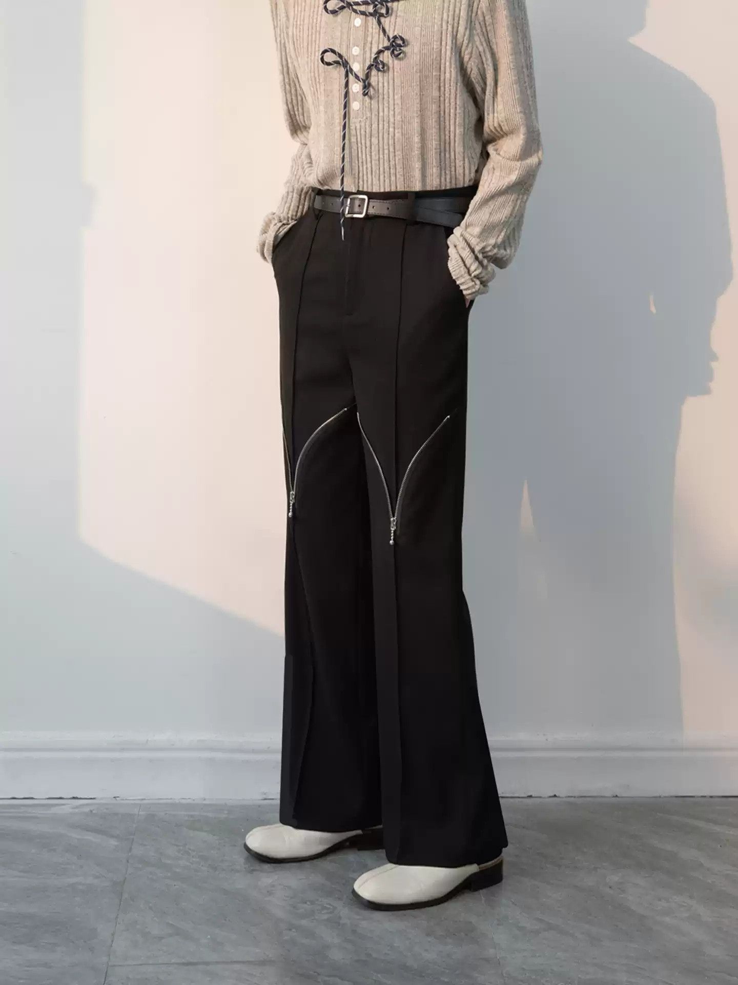 Other Men’s Brushed Thick Zipper Pants Size 38S - 5 Thumbnail
