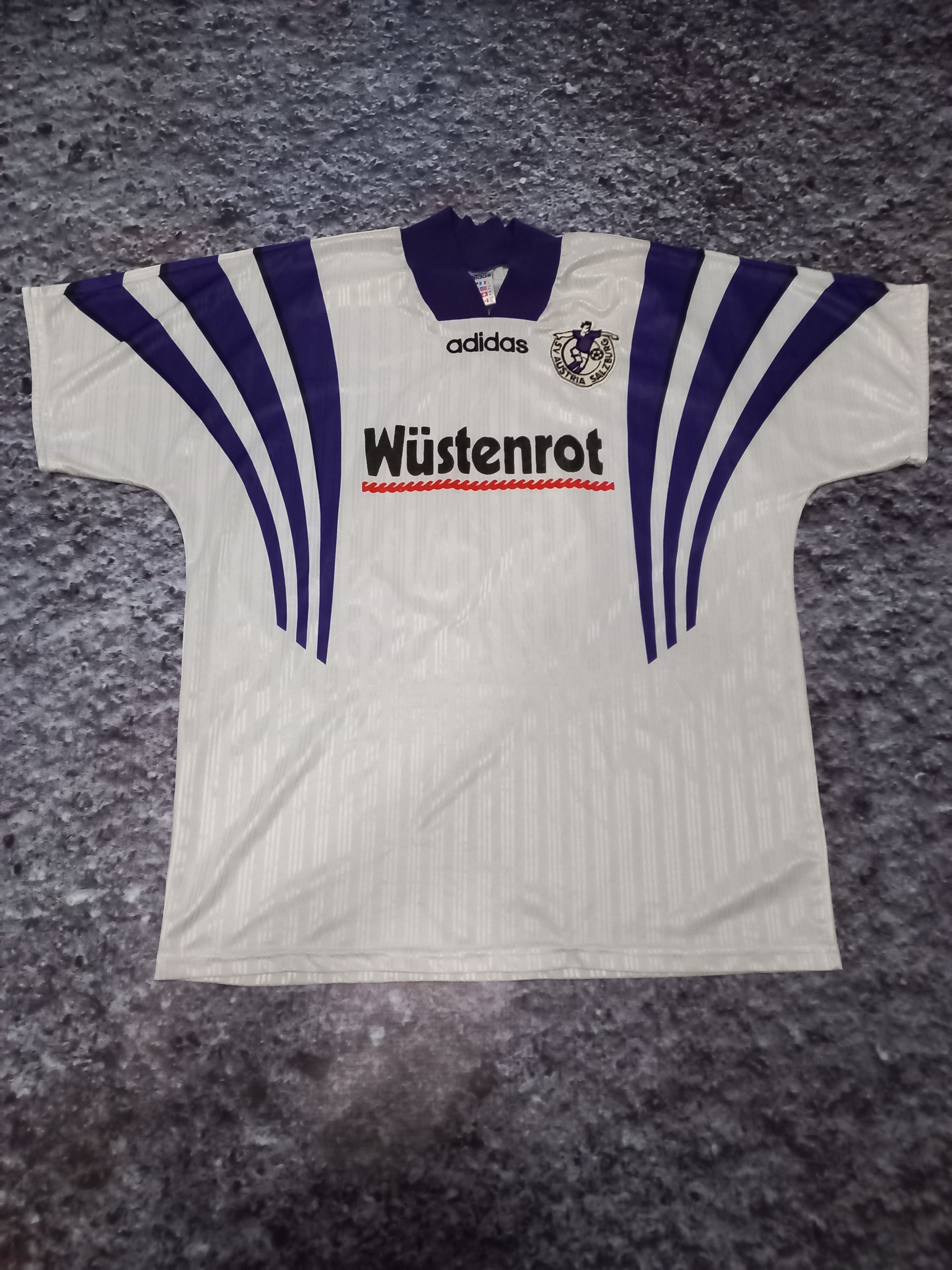 Adidas × Vintage Austria Salzburg 1995 - 1996 Home shirt #4 SZEWCZYK Size US XL / EU 56 / 4 - 2 Thumbnail