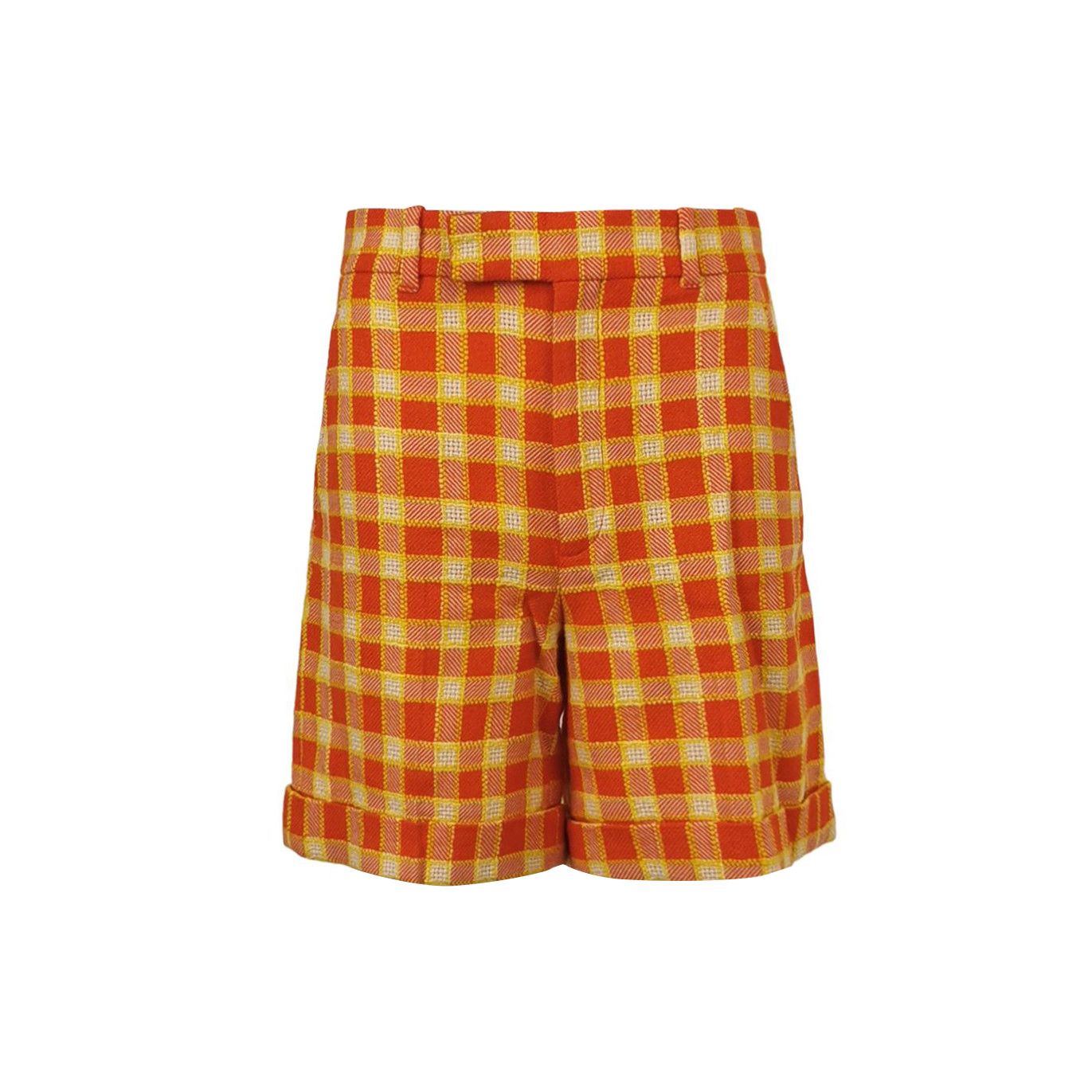 Gucci Gucci Plaid Wool Shorts Size 38 Size 26" / US 2 / IT 38 - 1 Thumbnail