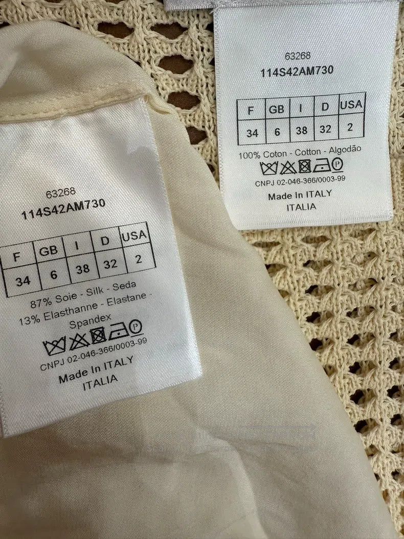 Dior Dior Hollow-out knitting sweater Size XXS / US 00 / IT 34 - 6 Thumbnail
