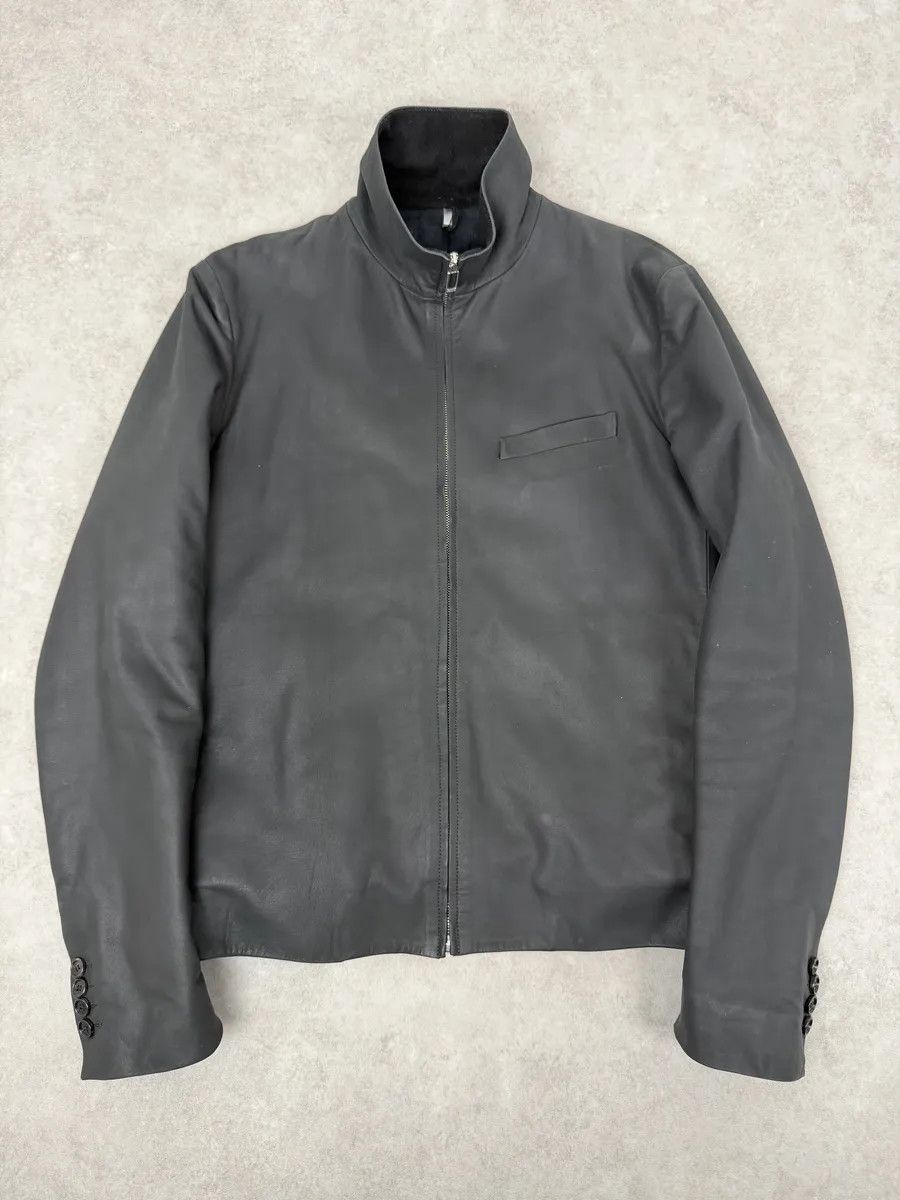Dior 2010s Dior Black Premium Lamb Leather Jacket Size US M / EU 48-50 / 2 - 1 Thumbnail