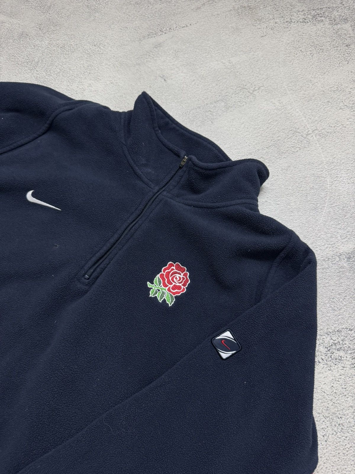 Nike Y2K Vintage Y2k Nike swoosh team rose England sweatshirt Size US XXL / EU 58 / 5 - 8 Thumbnail