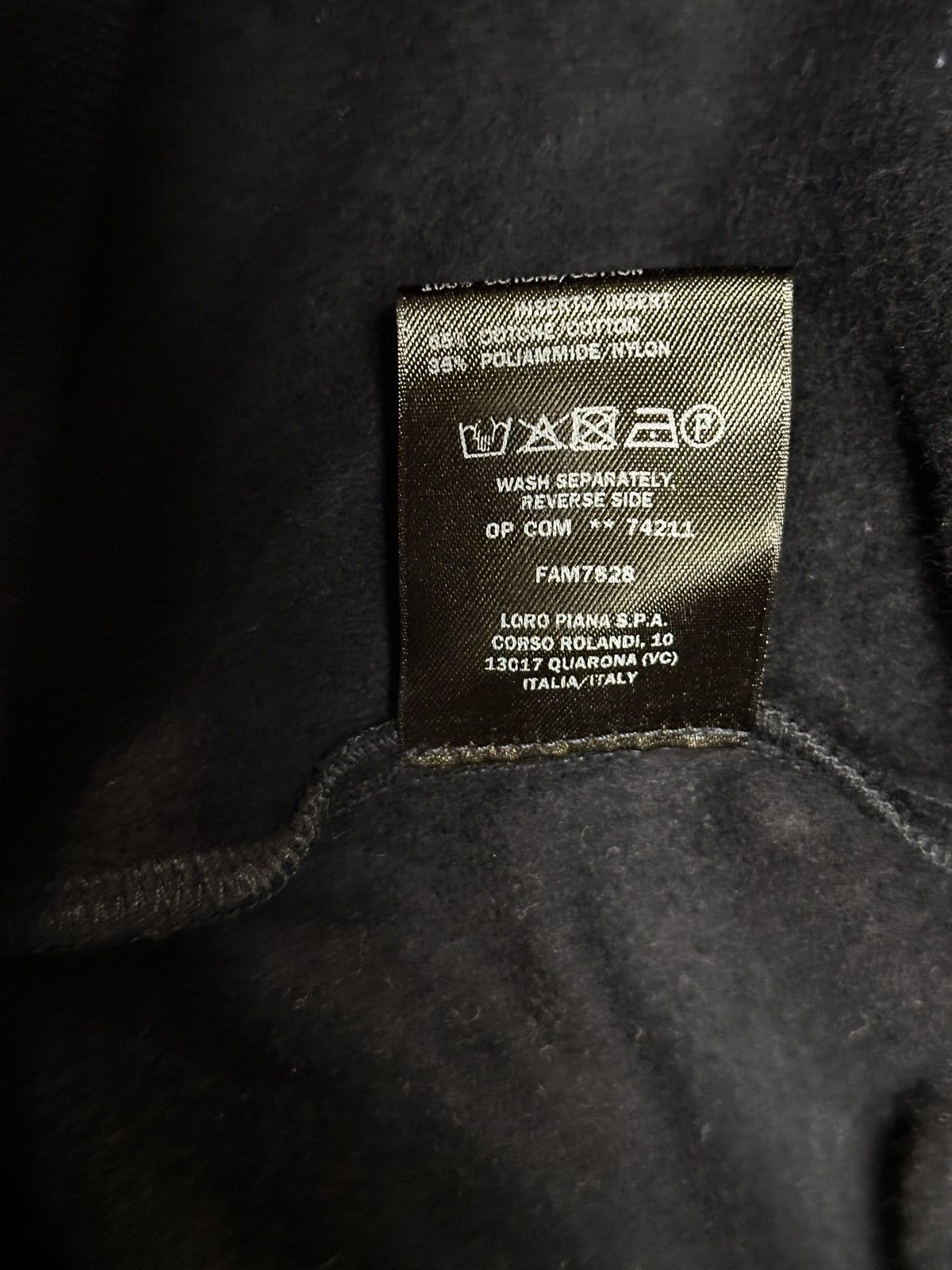 Loro Piana Loro piana MAL6224 XXL Size US XXL / EU 58 / 5 - 6 Thumbnail