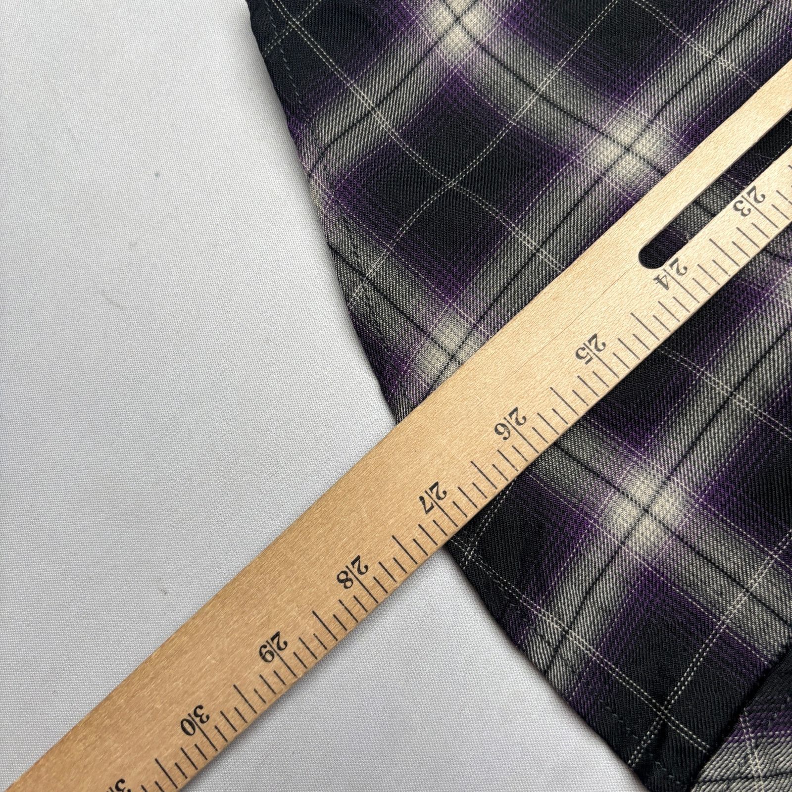 junhashimoto Junhashimoto Wrinkle Check Wool Blend Button Up Shirt Mens 2 Size US M / EU 48-50 / 2 - 6 Thumbnail
